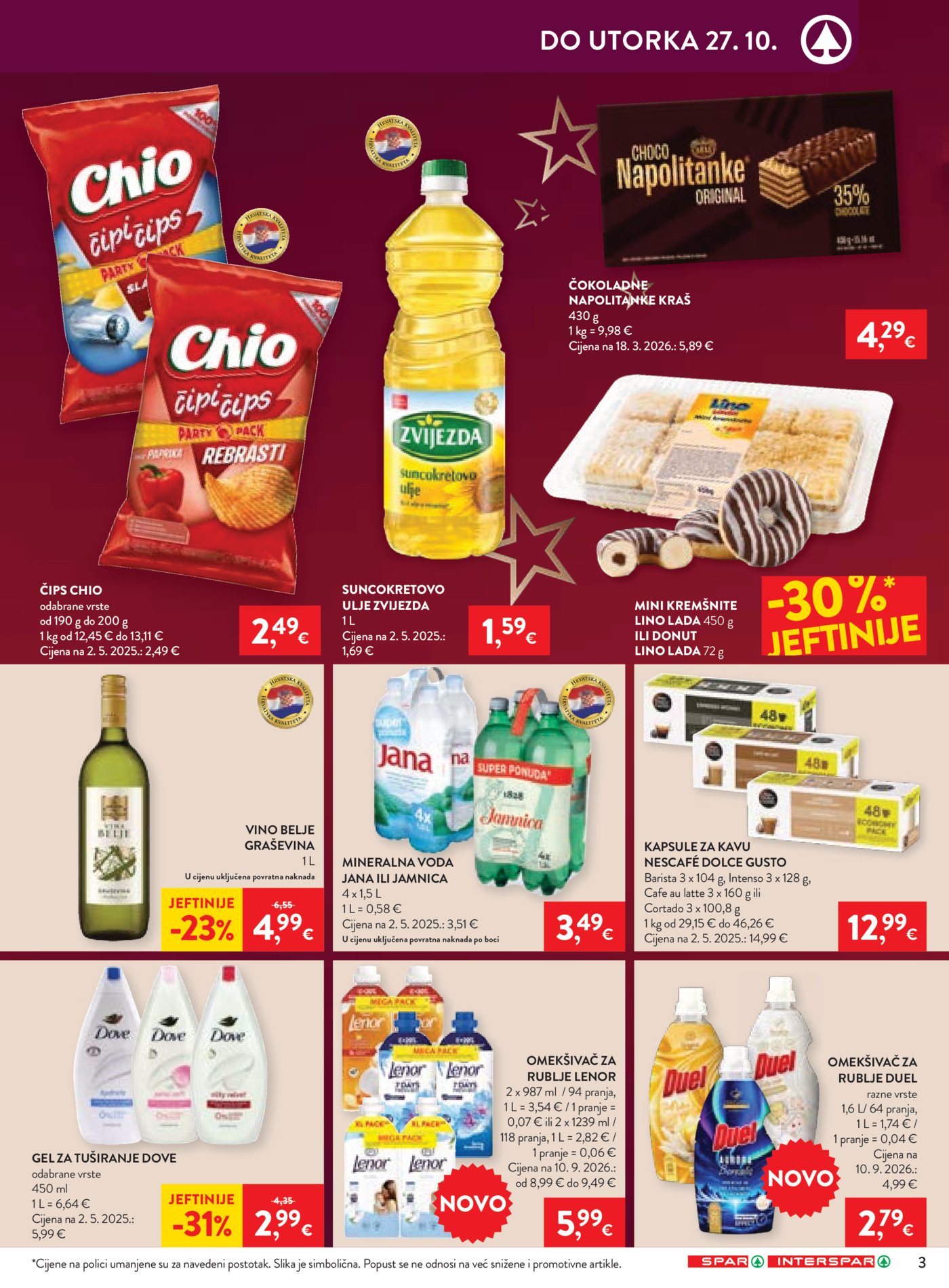 SPAR INTERSPAR katalog Akcija 21.10. - 27.10.2026.