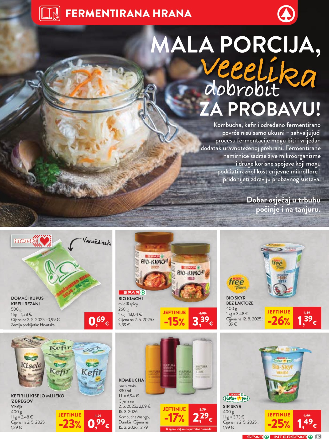 SPAR INTERSPAR katalog Akcija 21.10. - 27.10.2026.