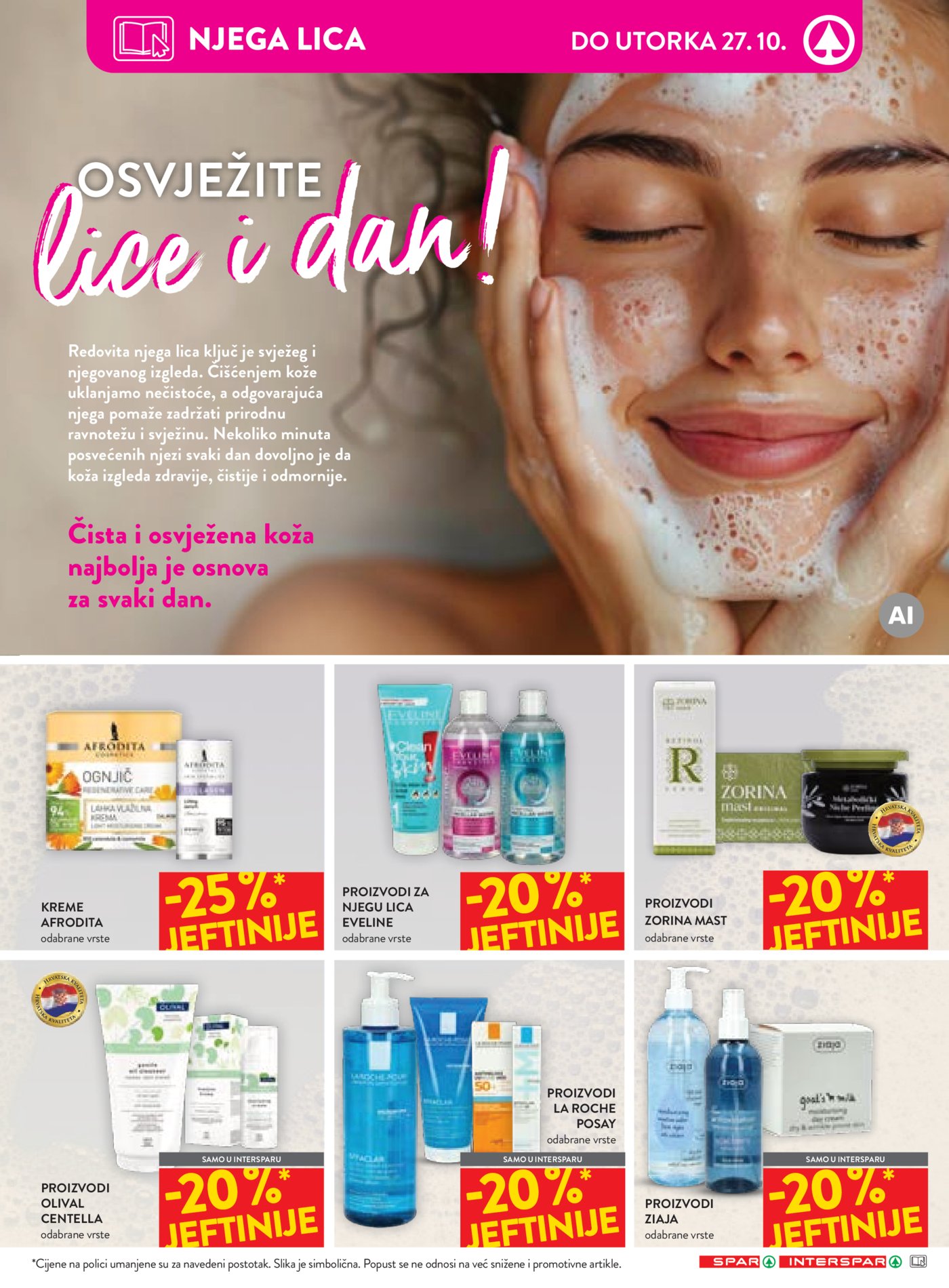 SPAR INTERSPAR katalog Akcija 21.10. - 27.10.2026.