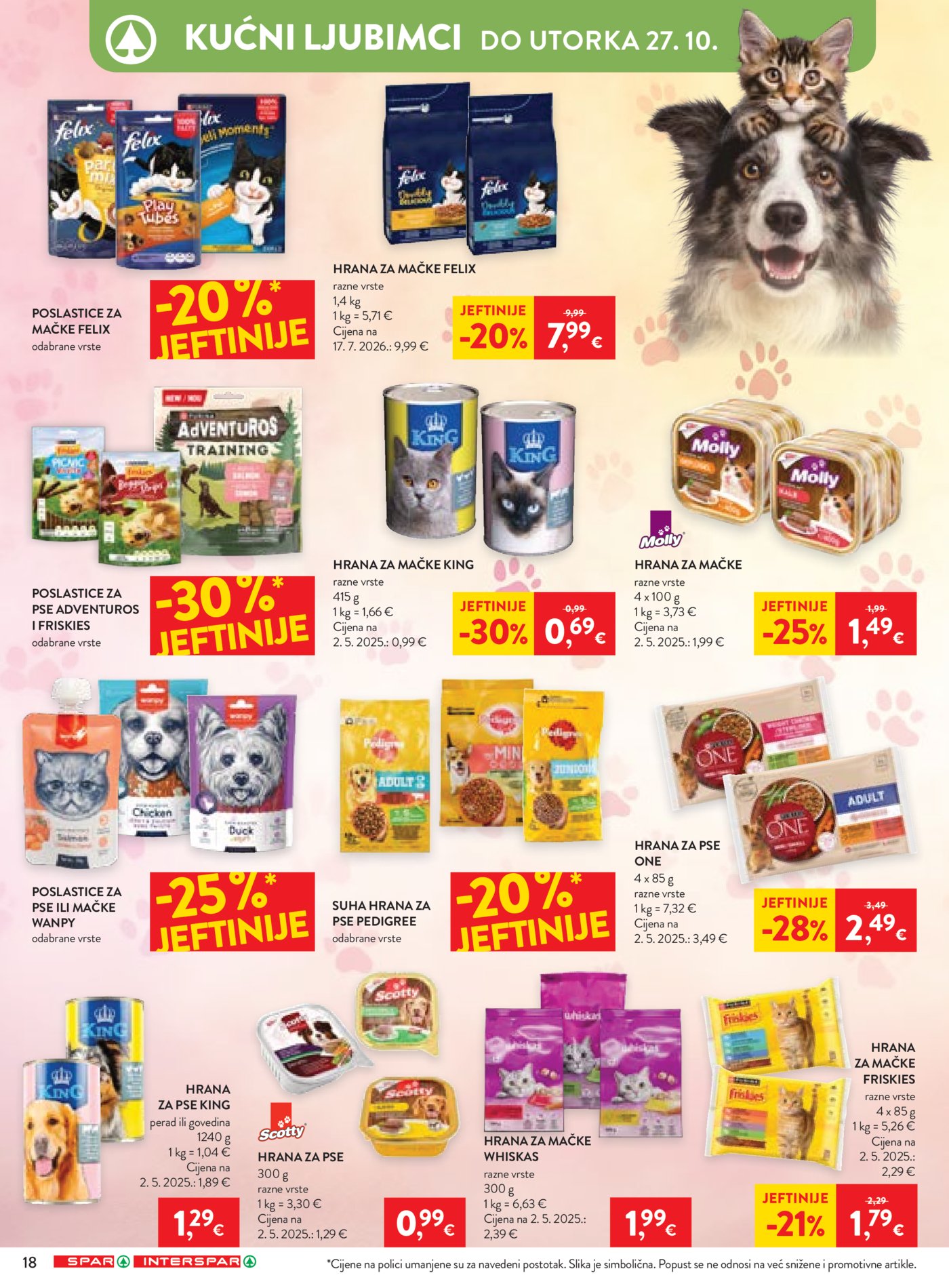 SPAR INTERSPAR katalog Akcija 21.10. - 27.10.2026.