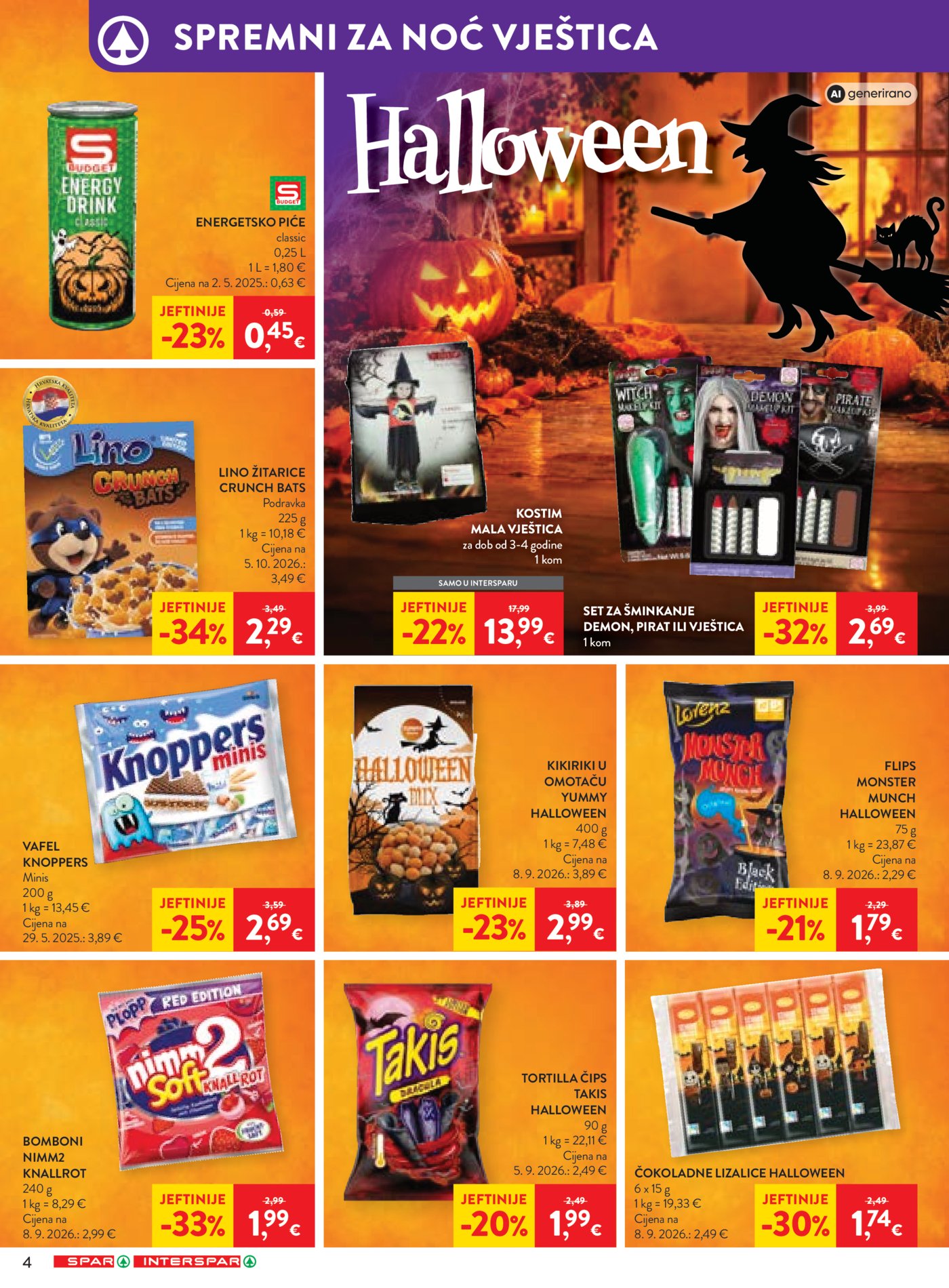 SPAR INTERSPAR katalog Akcija 21.10. - 27.10.2026.
