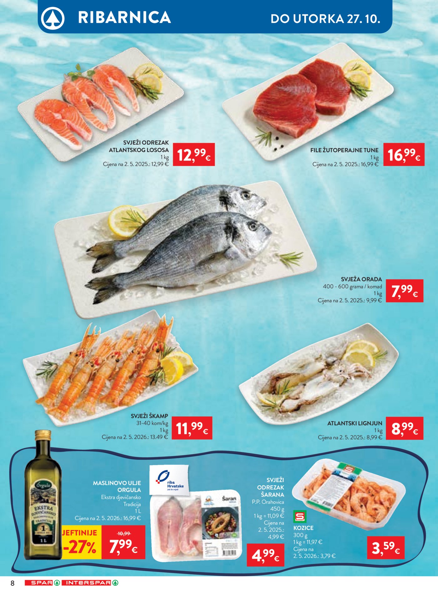 SPAR INTERSPAR katalog Akcija 21.10. - 27.10.2026.