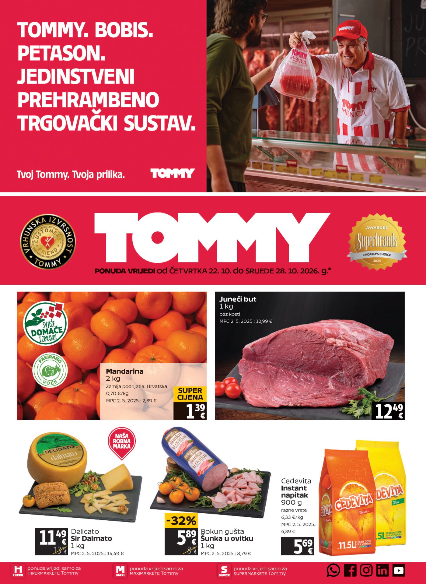 Tommy katalog Akcija 22.10.-28.10.2026.