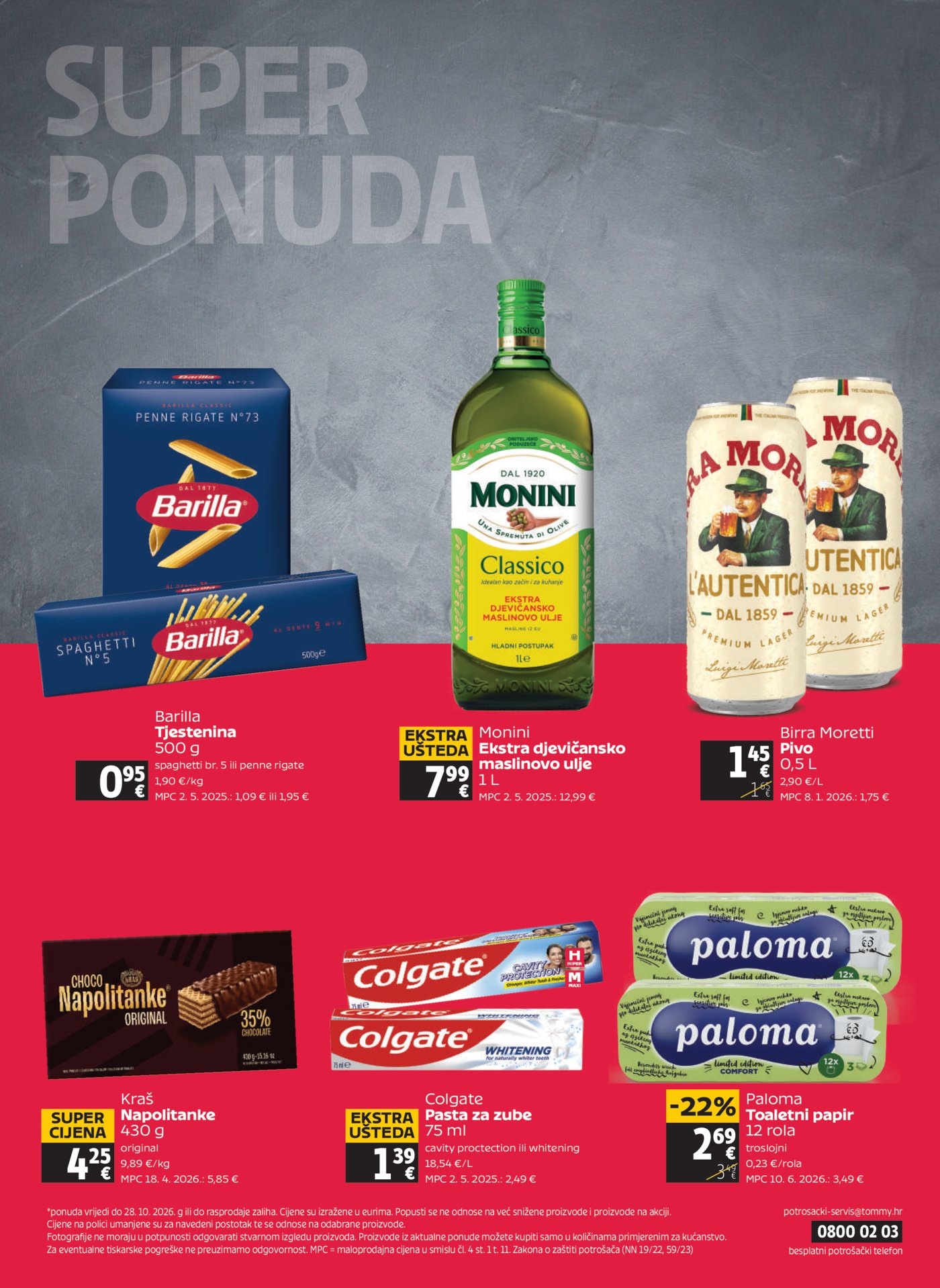 Tommy katalog Akcija 22.10.-28.10.2026.