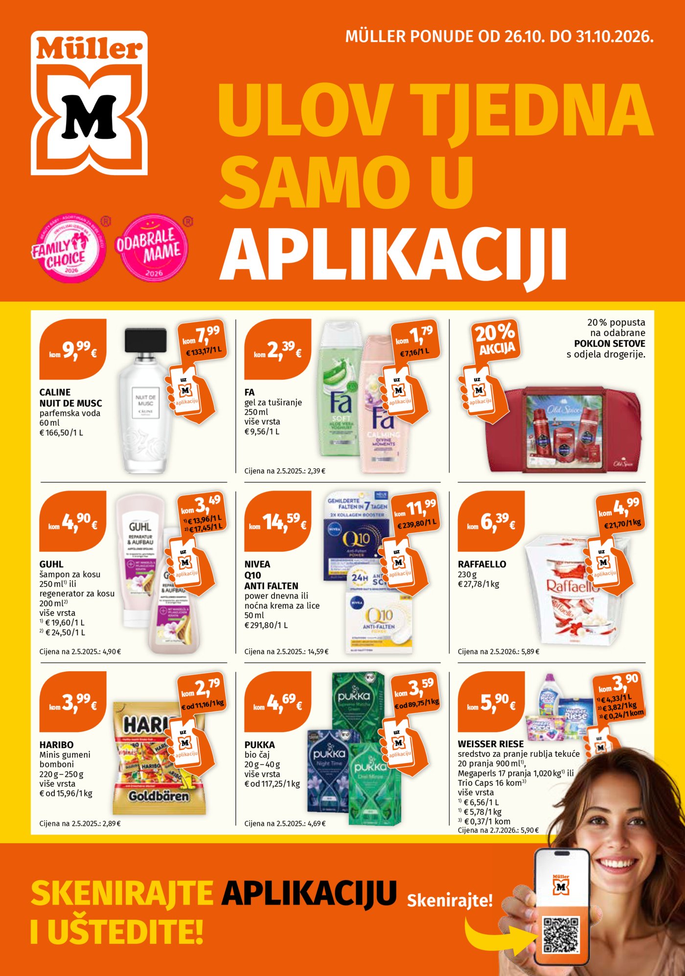 Muller katalog Akcija 26.10. - 31.10.2026.