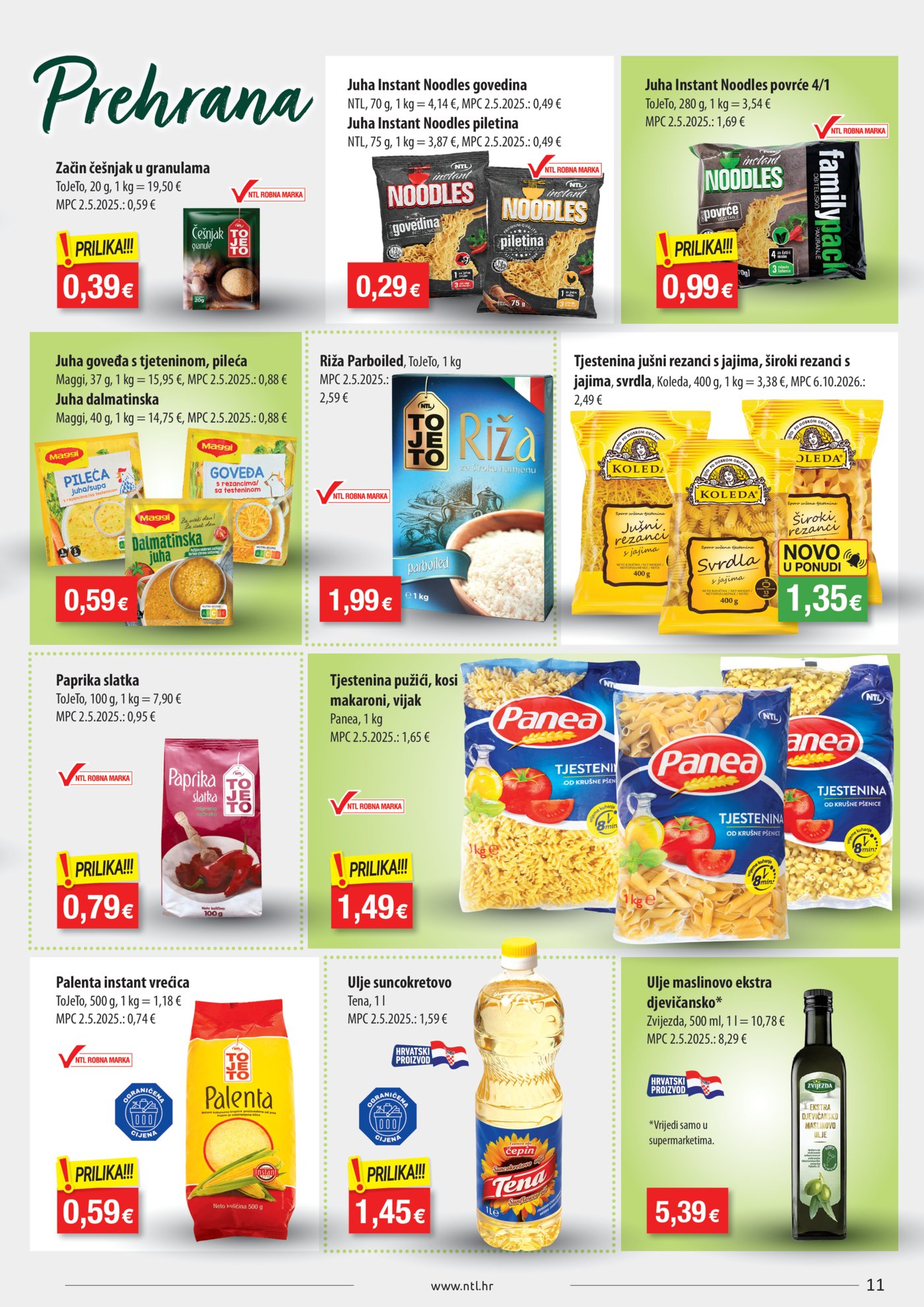 NTL katalog Akcija 28.10. - 03.11.2026. Istok, Sjever