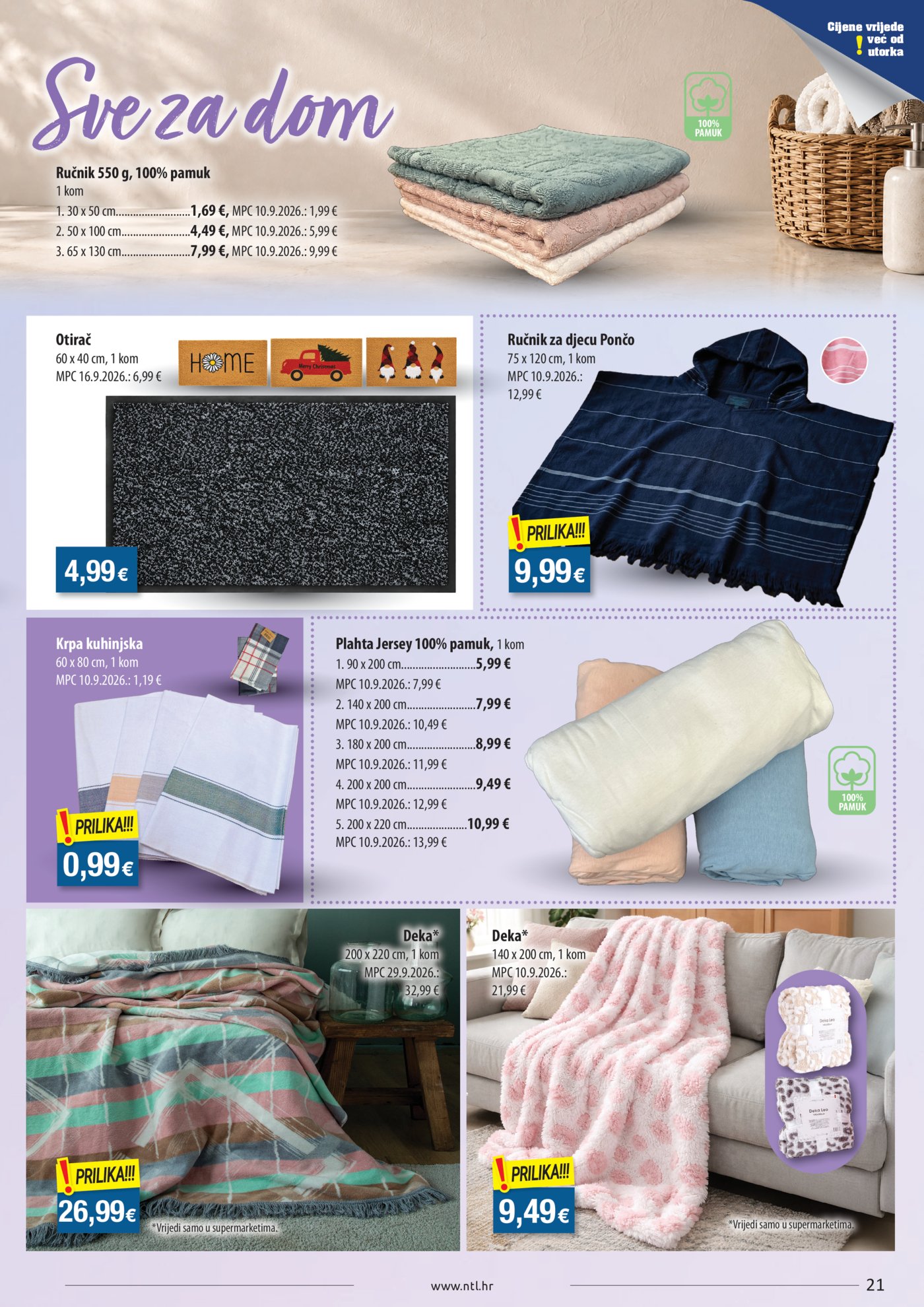 NTL katalog Akcija 28.10. - 03.11.2026. Istok, Sjever