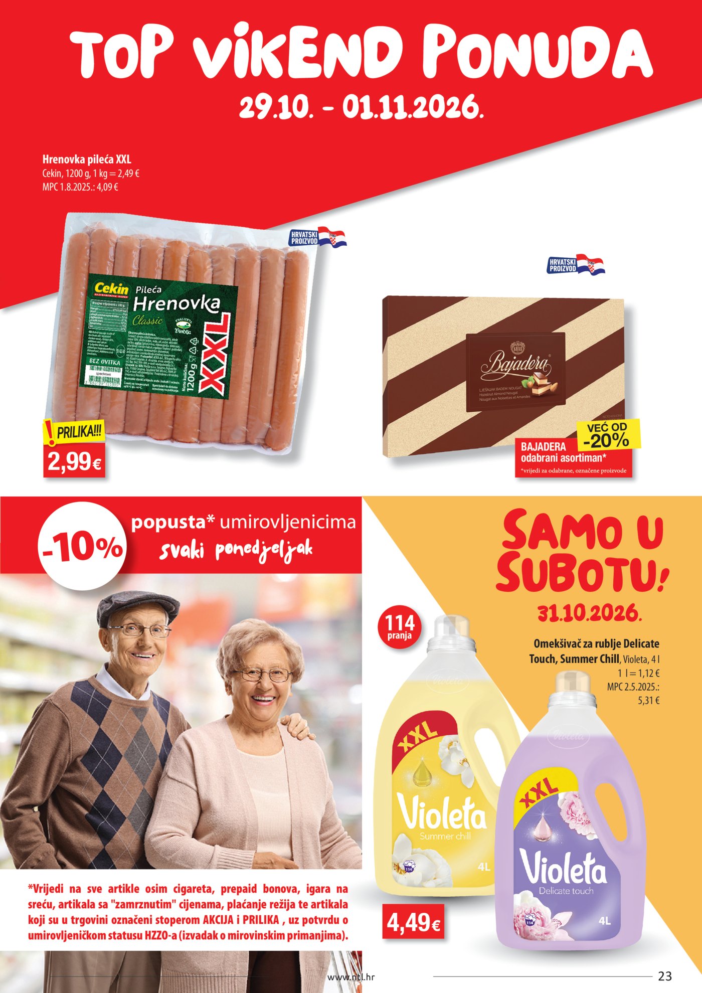 NTL katalog Akcija 28.10. - 03.11.2026. Istok, Sjever