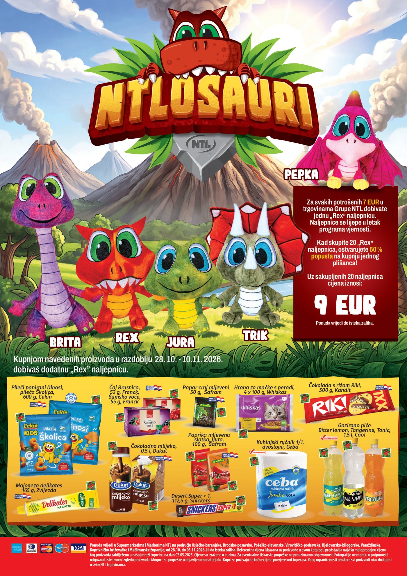 NTL katalog Akcija 28.10. - 03.11.2026. Istok, Sjever