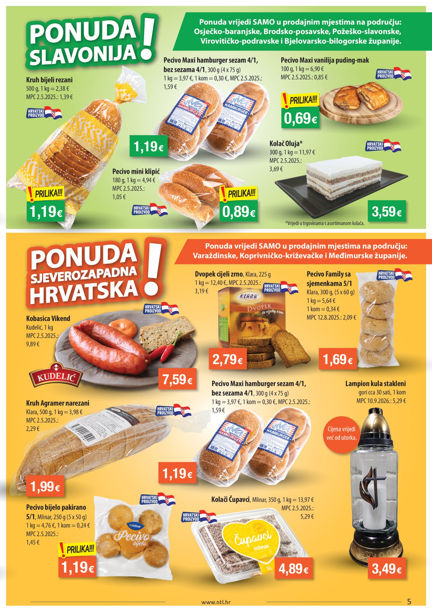 NTL katalog Akcija 28.10. - 03.11.2026. Istok, Sjever