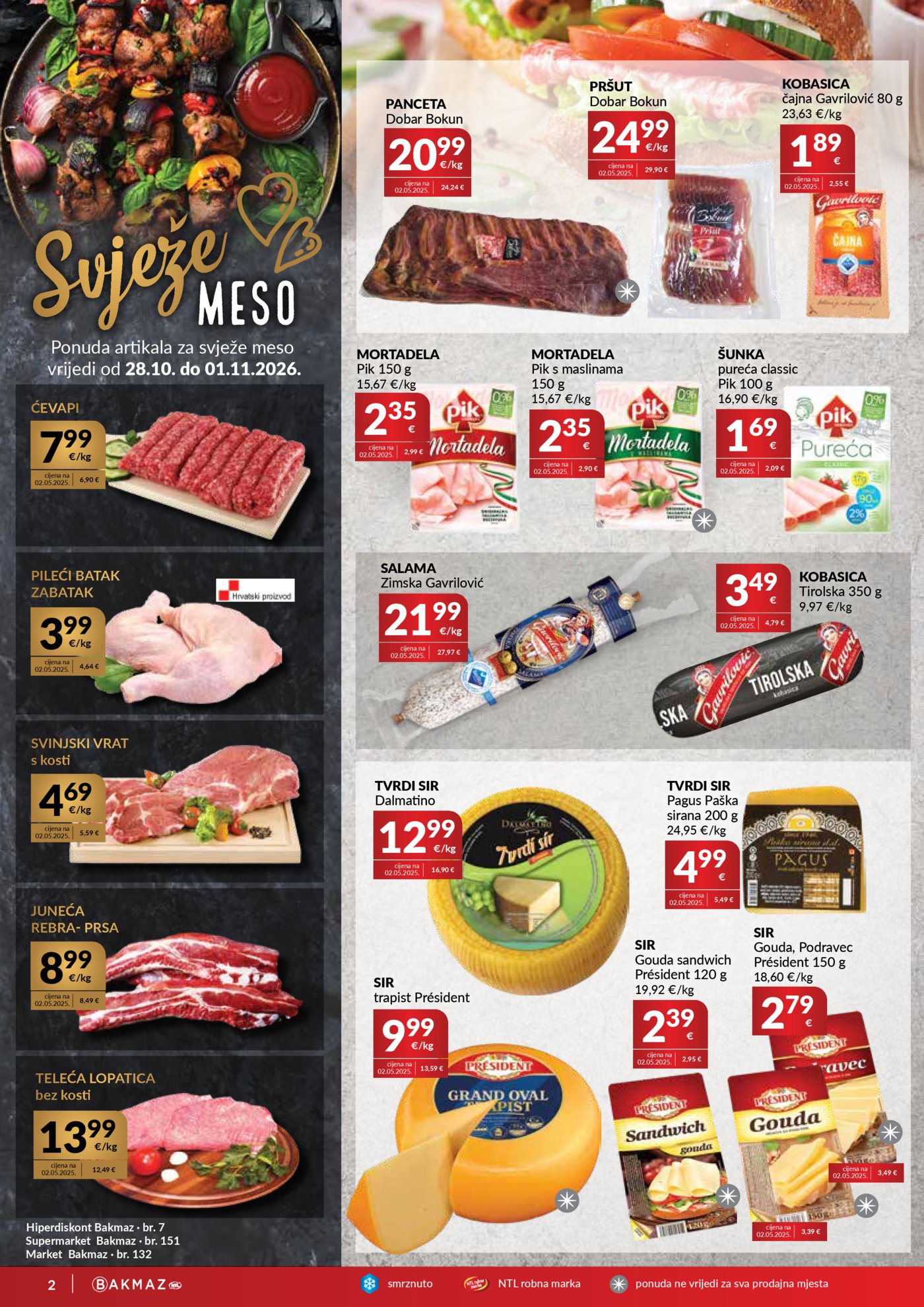 Bakmaz katalog Akcija 28.10.- 03.11.2026.