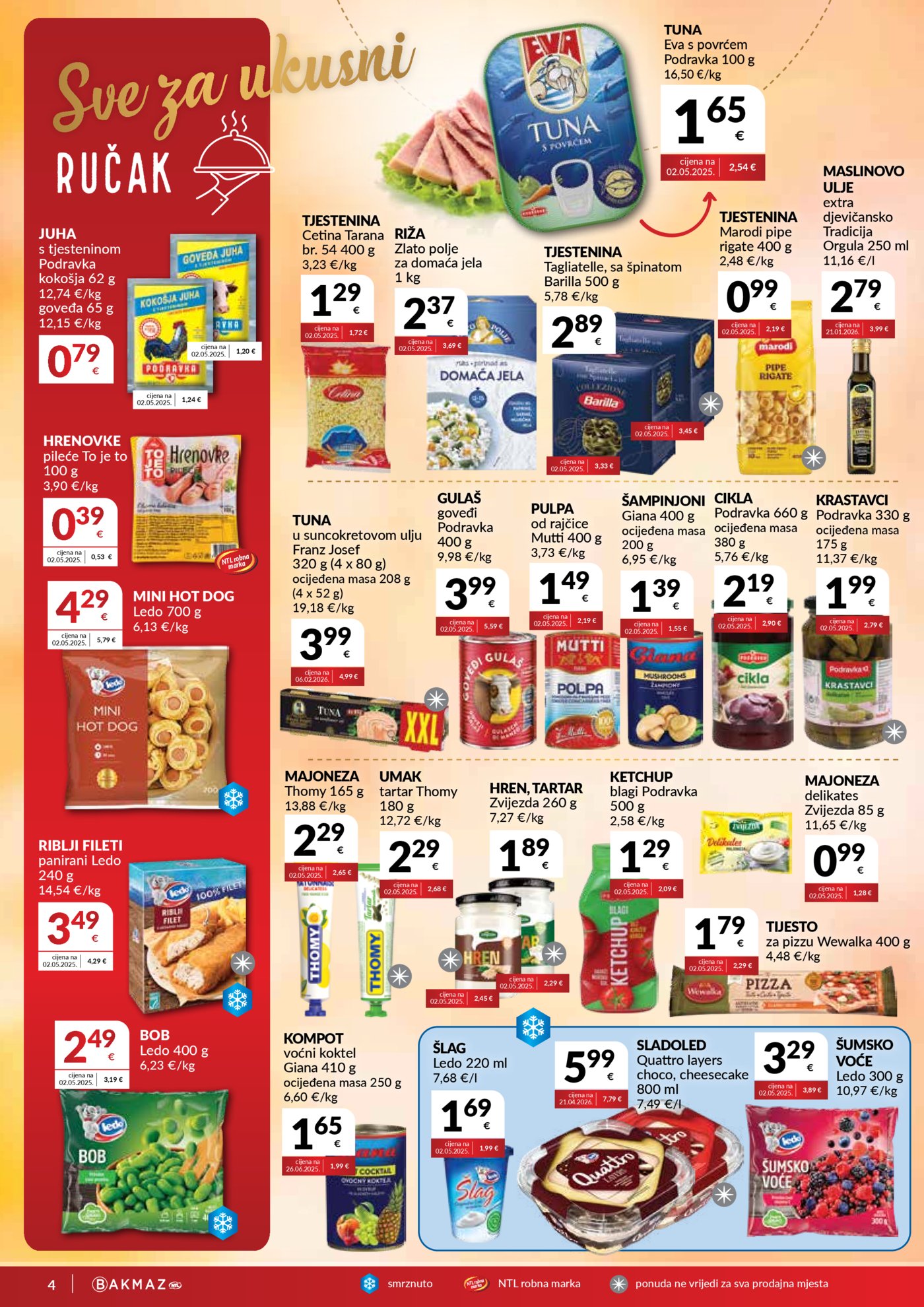Bakmaz katalog Akcija 28.10.- 03.11.2026.
