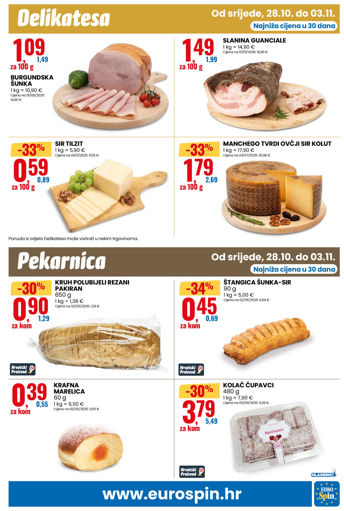 Eurospin katalog Pametna kupnja 28.10. - 03.11.2026.