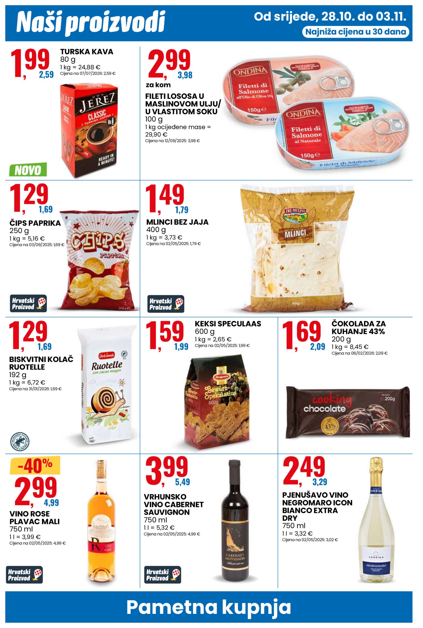 Eurospin katalog Pametna kupnja 28.10. - 03.11.2026.