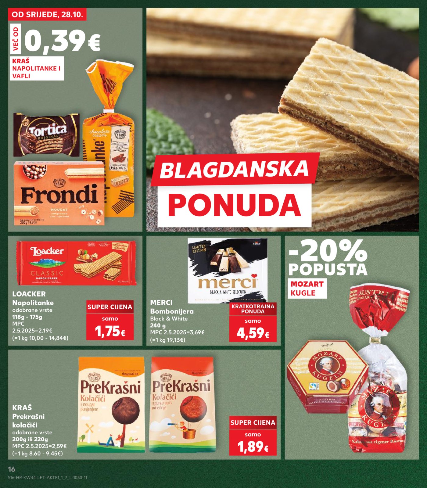Kaufland katalolg Akcija 28.10. - 03.11.2026.