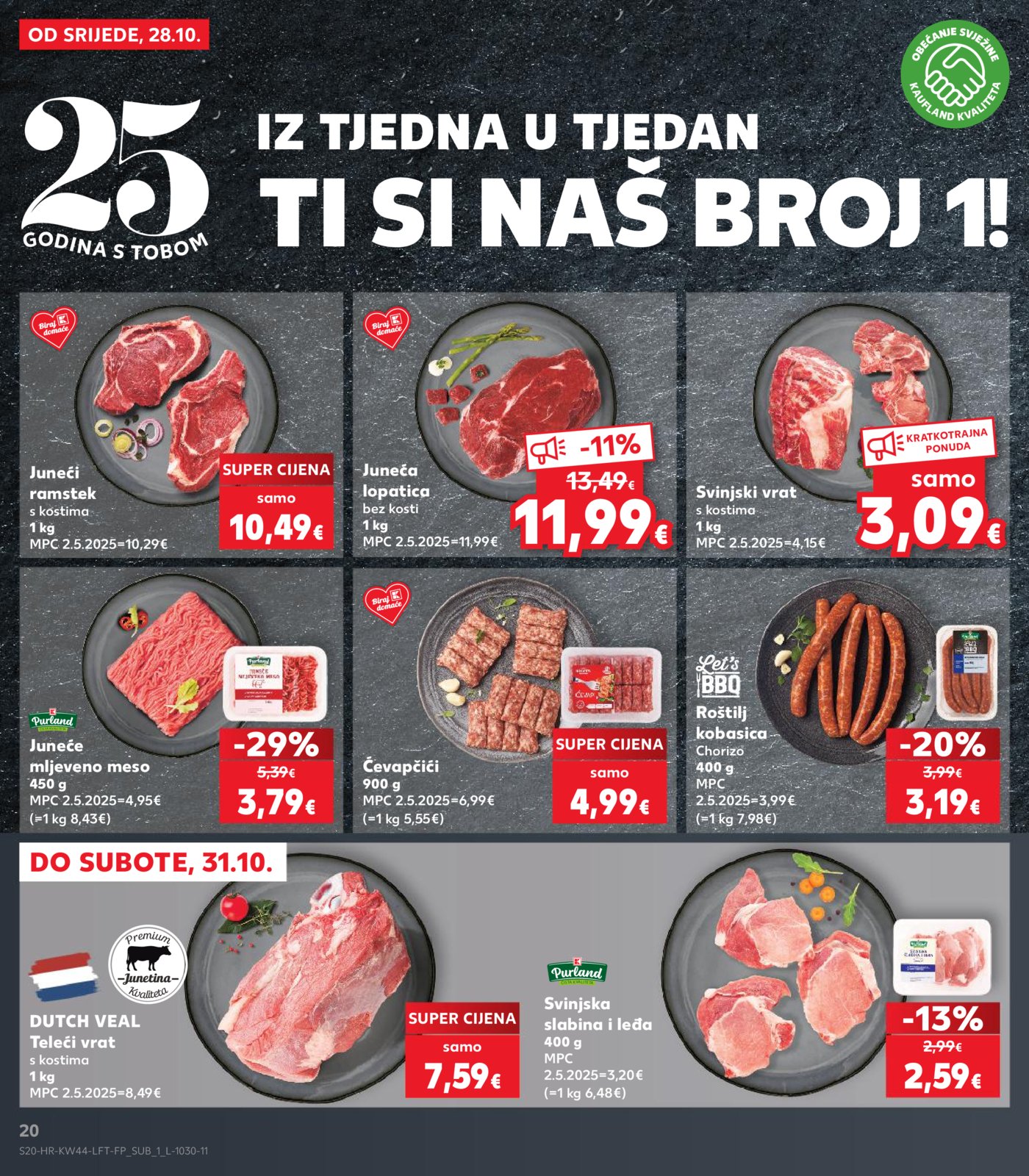Kaufland katalolg Akcija 28.10. - 03.11.2026.