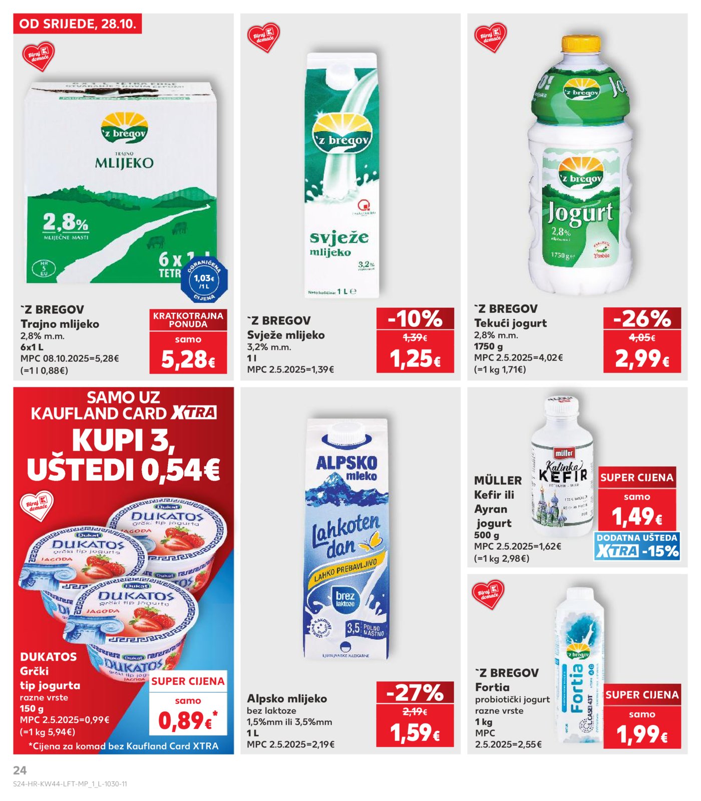 Kaufland katalolg Akcija 28.10. - 03.11.2026.