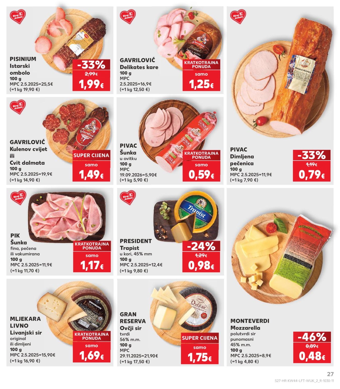 Kaufland katalolg Akcija 28.10. - 03.11.2026.
