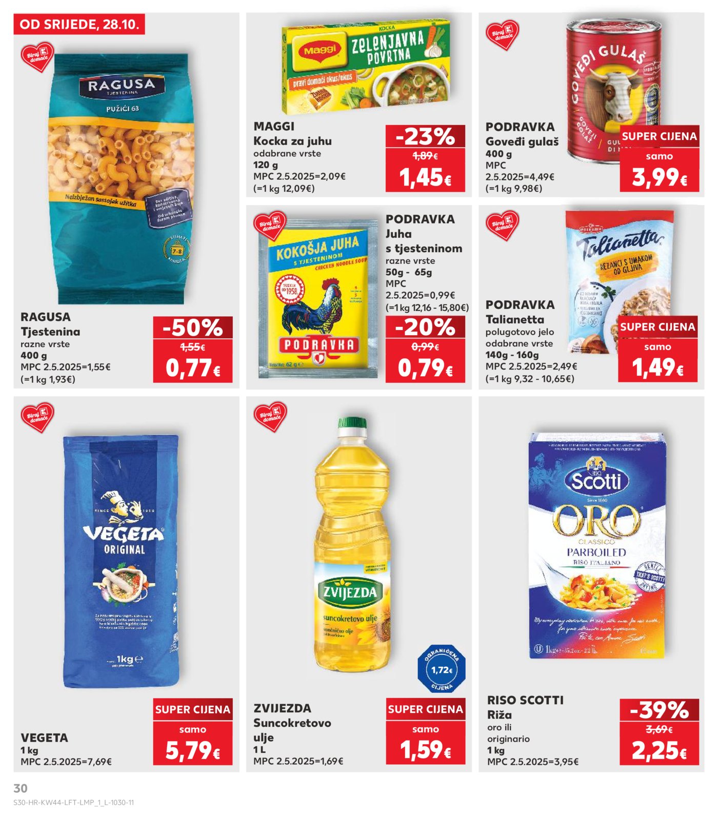 Kaufland katalolg Akcija 28.10. - 03.11.2026.