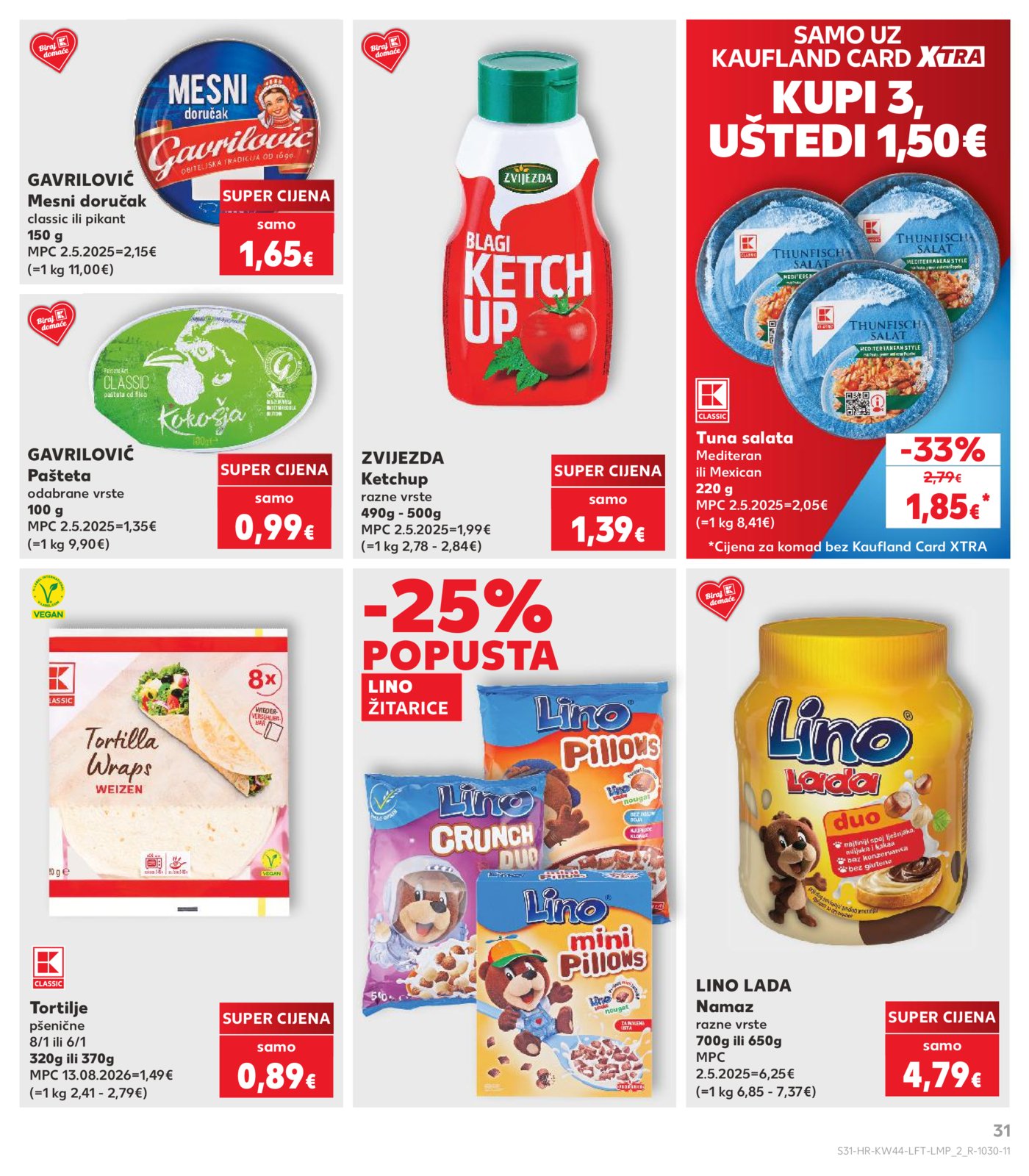 Kaufland katalolg Akcija 28.10. - 03.11.2026.