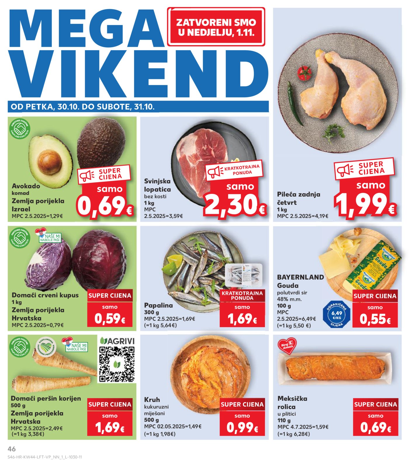 Kaufland katalolg Akcija 28.10. - 03.11.2026.