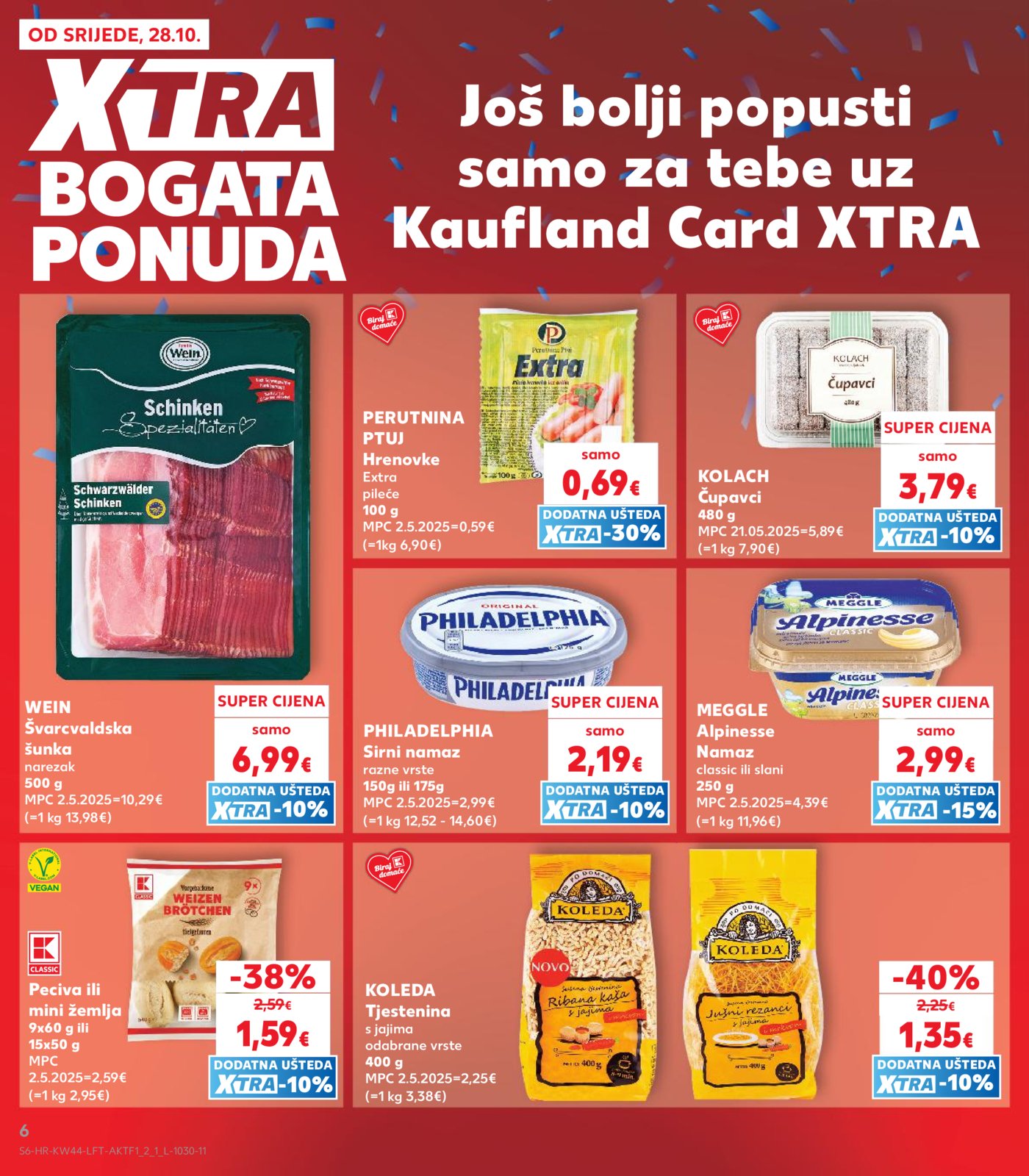 Kaufland katalolg Akcija 28.10. - 03.11.2026.