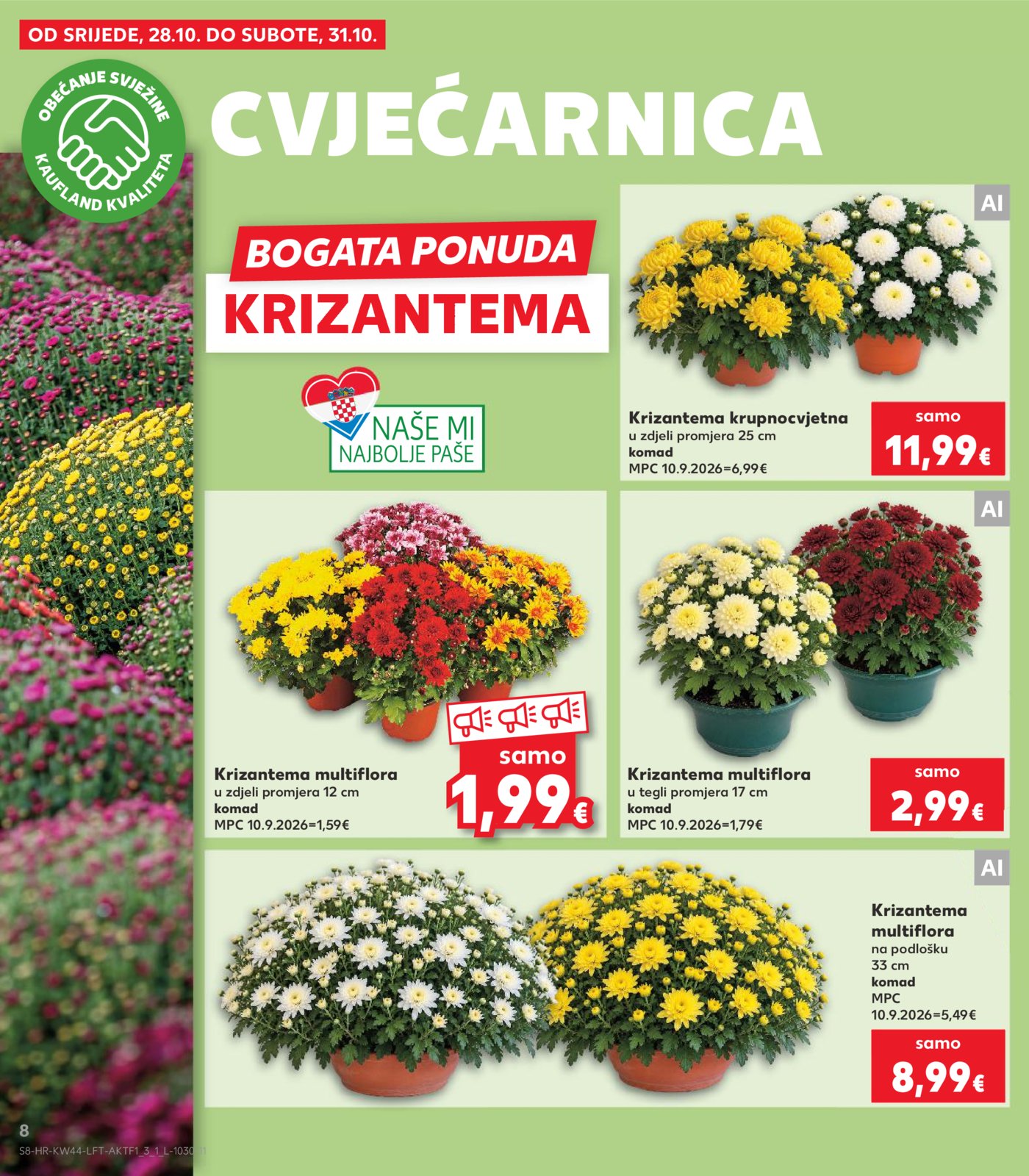Kaufland katalolg Akcija 28.10. - 03.11.2026.
