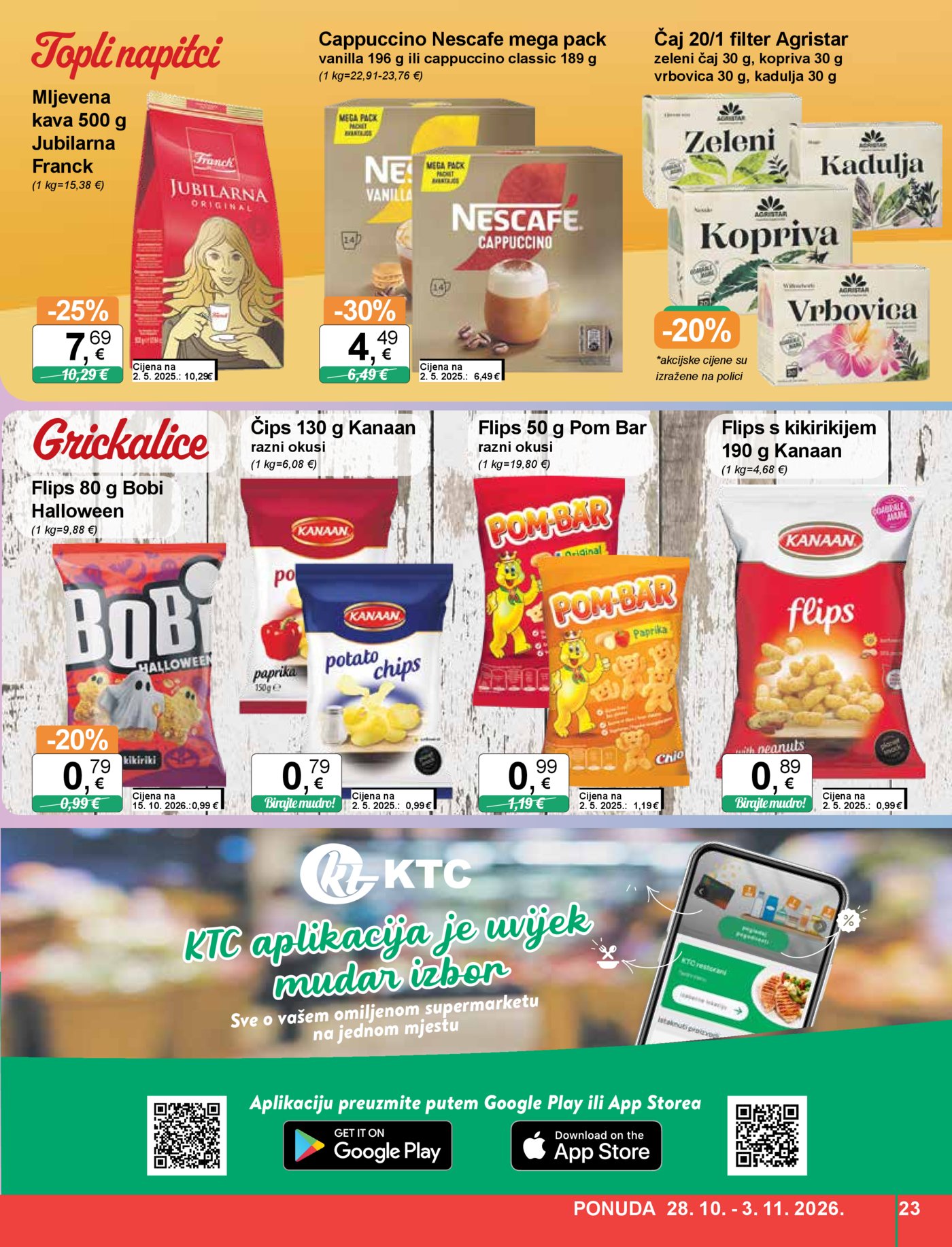 KTC katalog Akcija 28.10. - 03.11.2026.