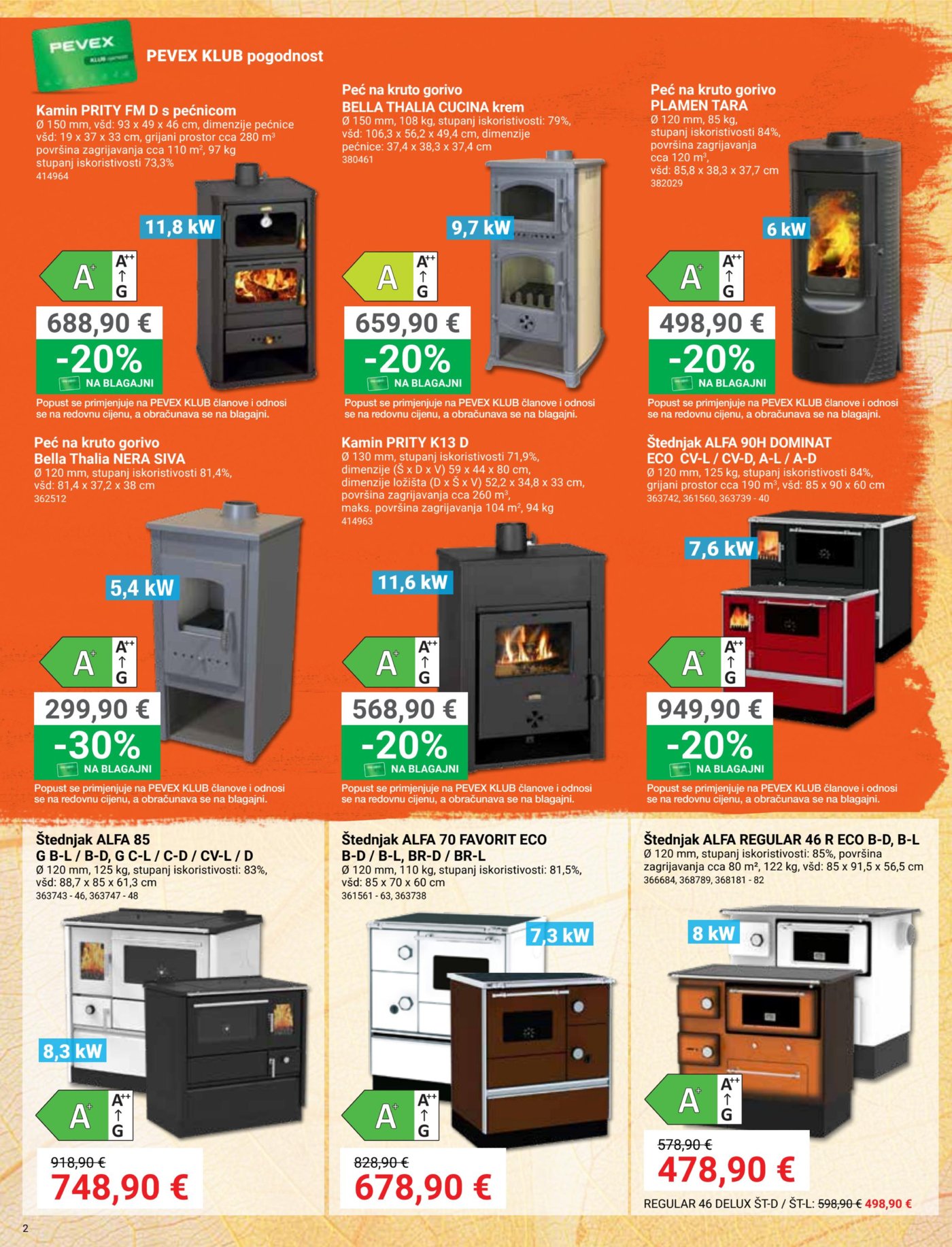 Pevex katalog Akcija 22.10. - 17.11.2026.