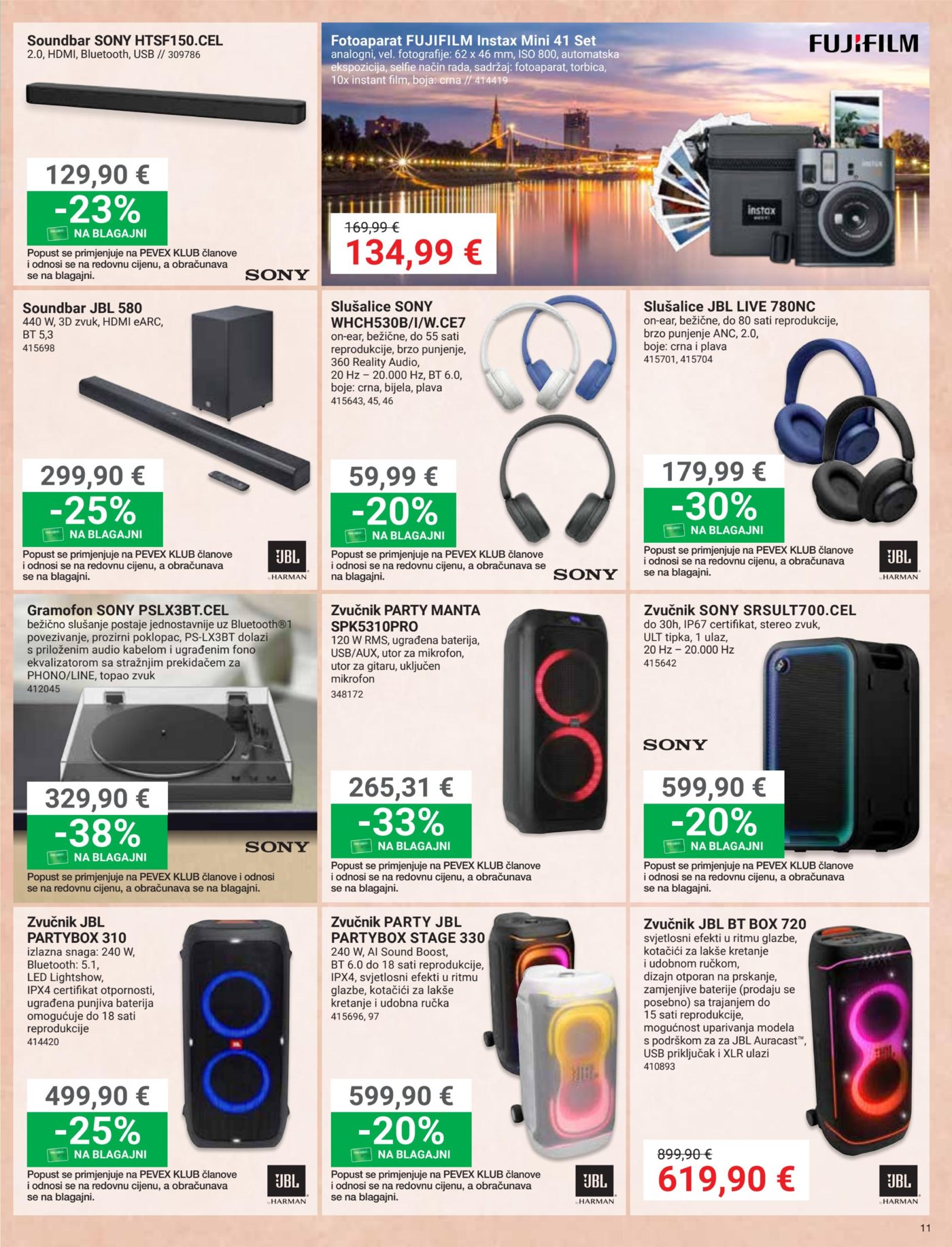 Pevex katalog Akcija 22.10. - 17.11.2026.