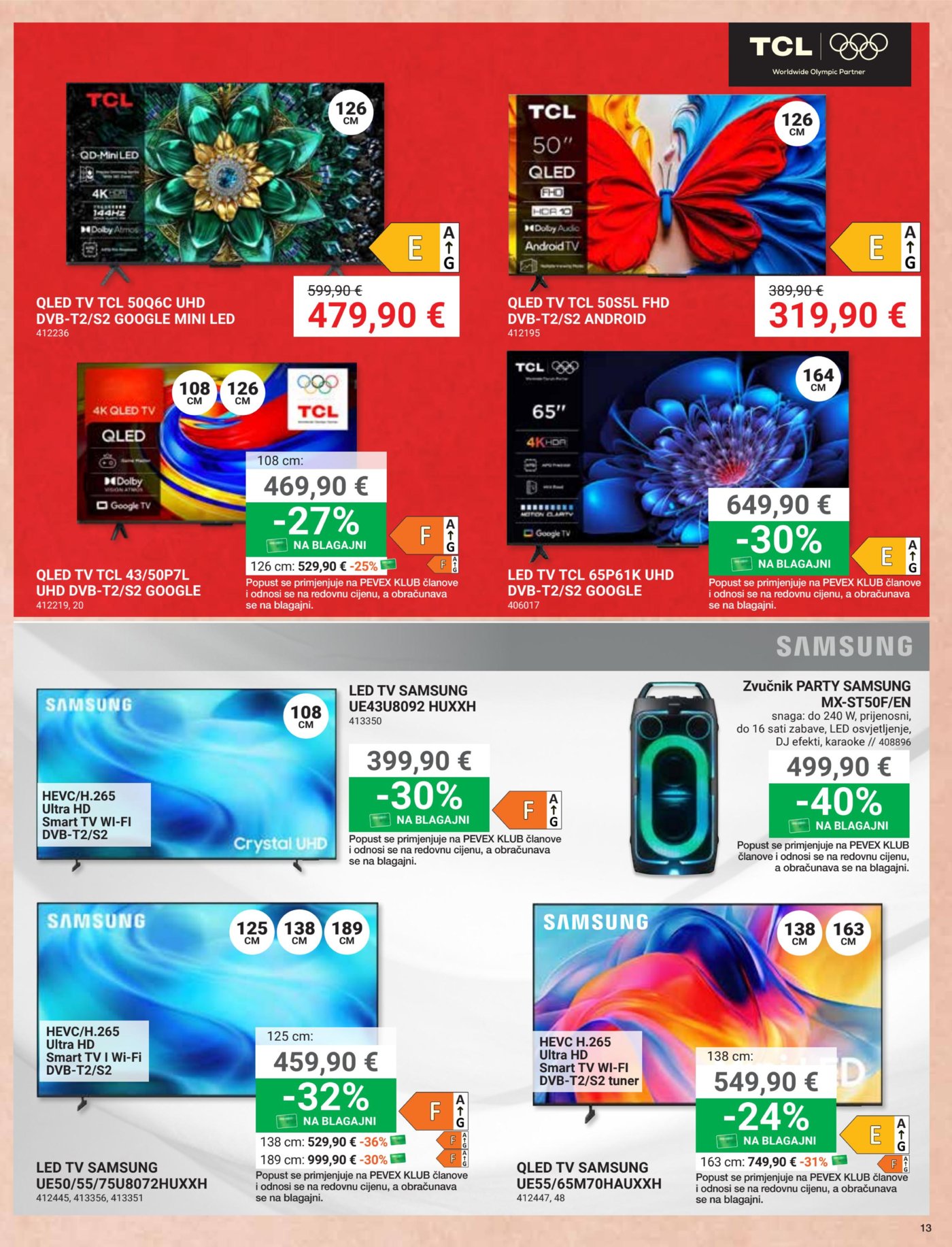Pevex katalog Akcija 22.10. - 17.11.2026.