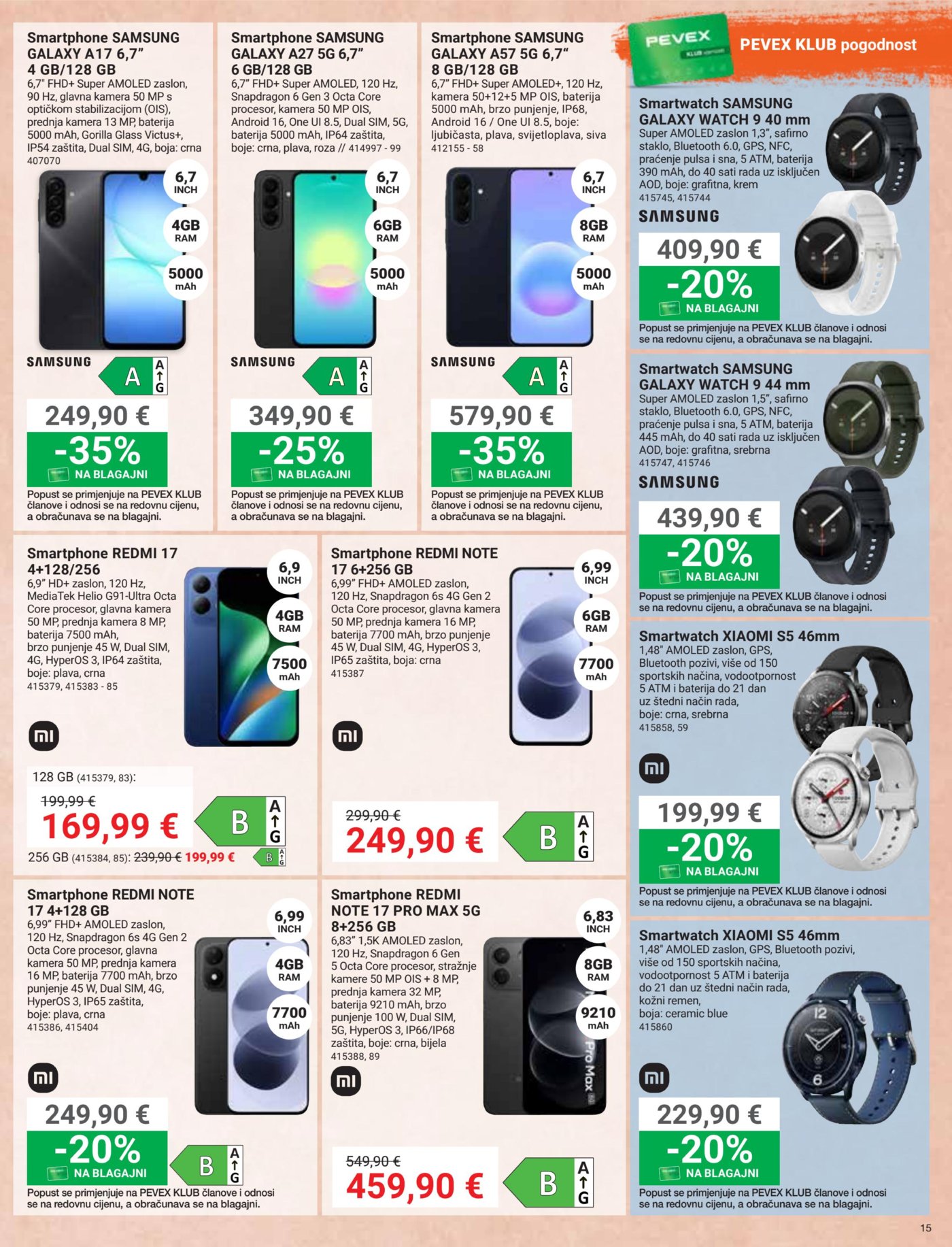 Pevex katalog Akcija 22.10. - 17.11.2026.