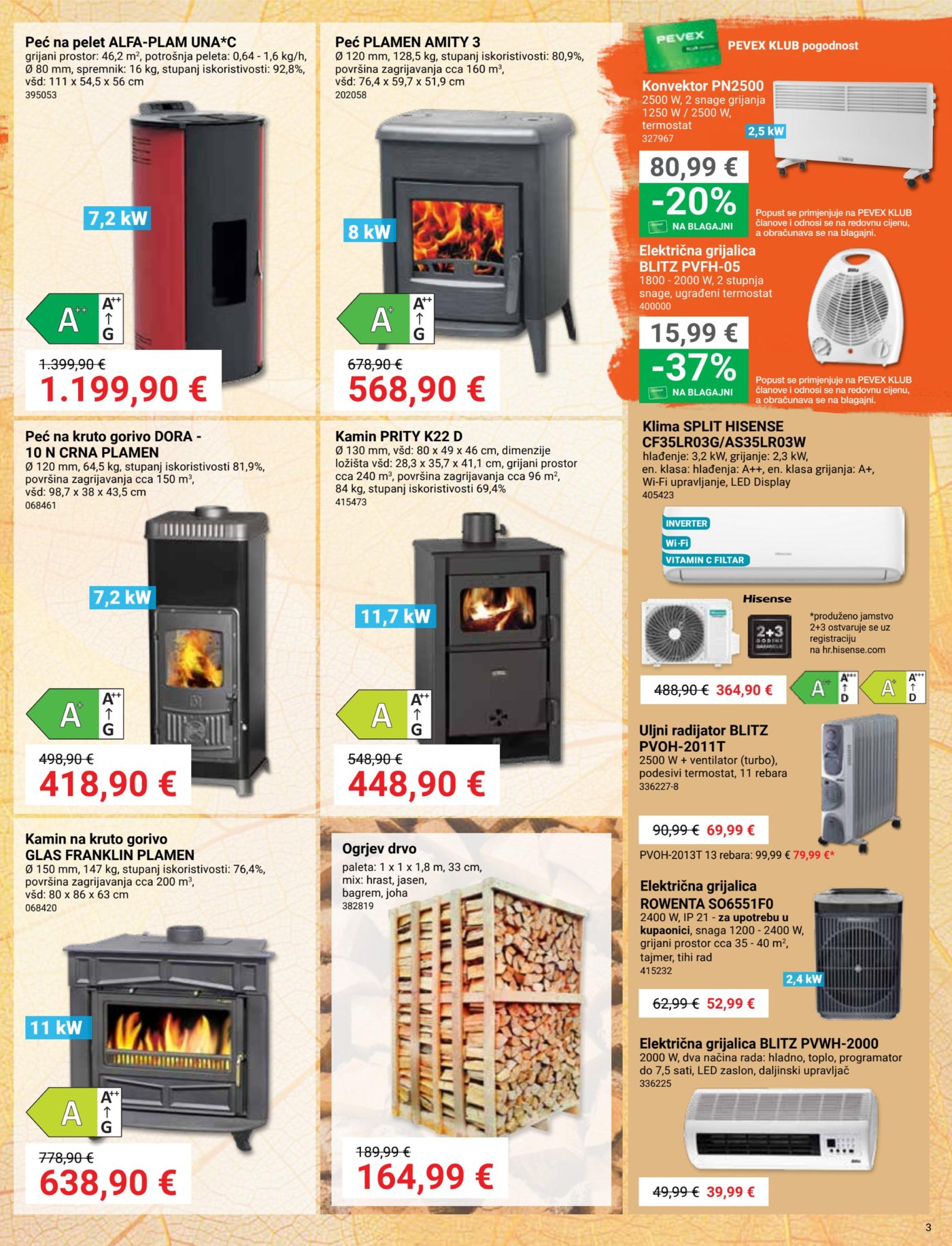 Pevex katalog Akcija 22.10. - 17.11.2026.