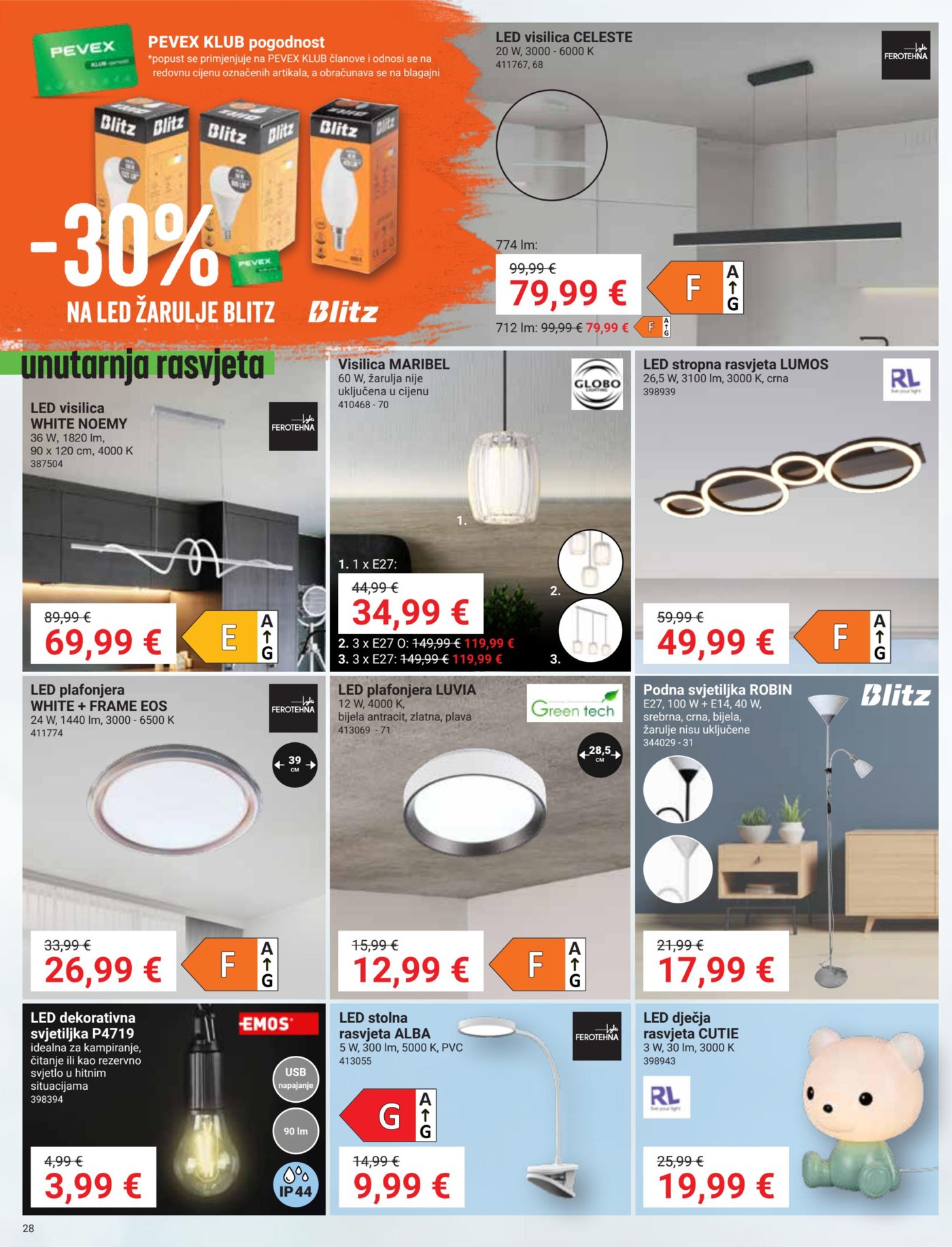Pevex katalog Akcija 22.10. - 17.11.2026.