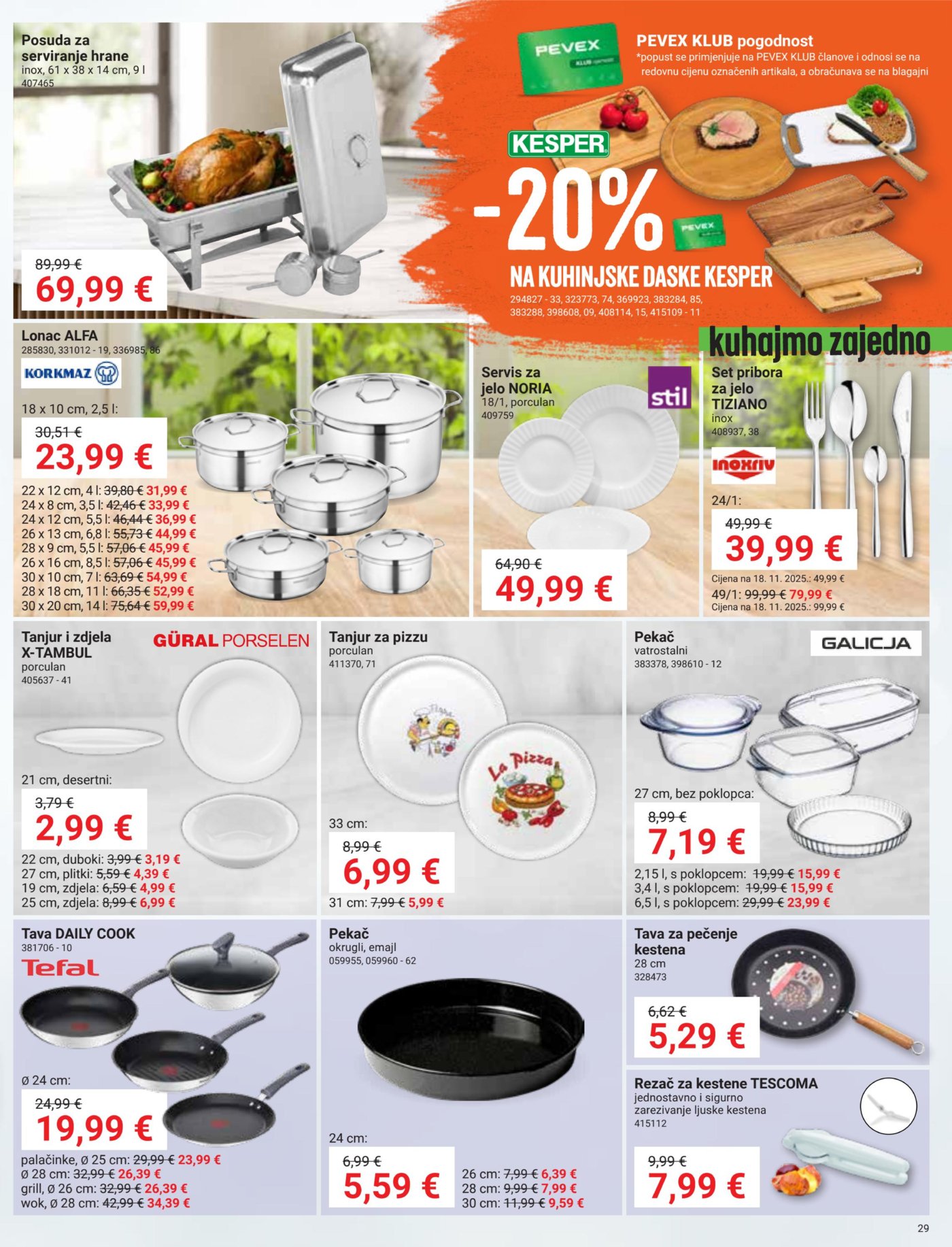 Pevex katalog Akcija 22.10. - 17.11.2026.