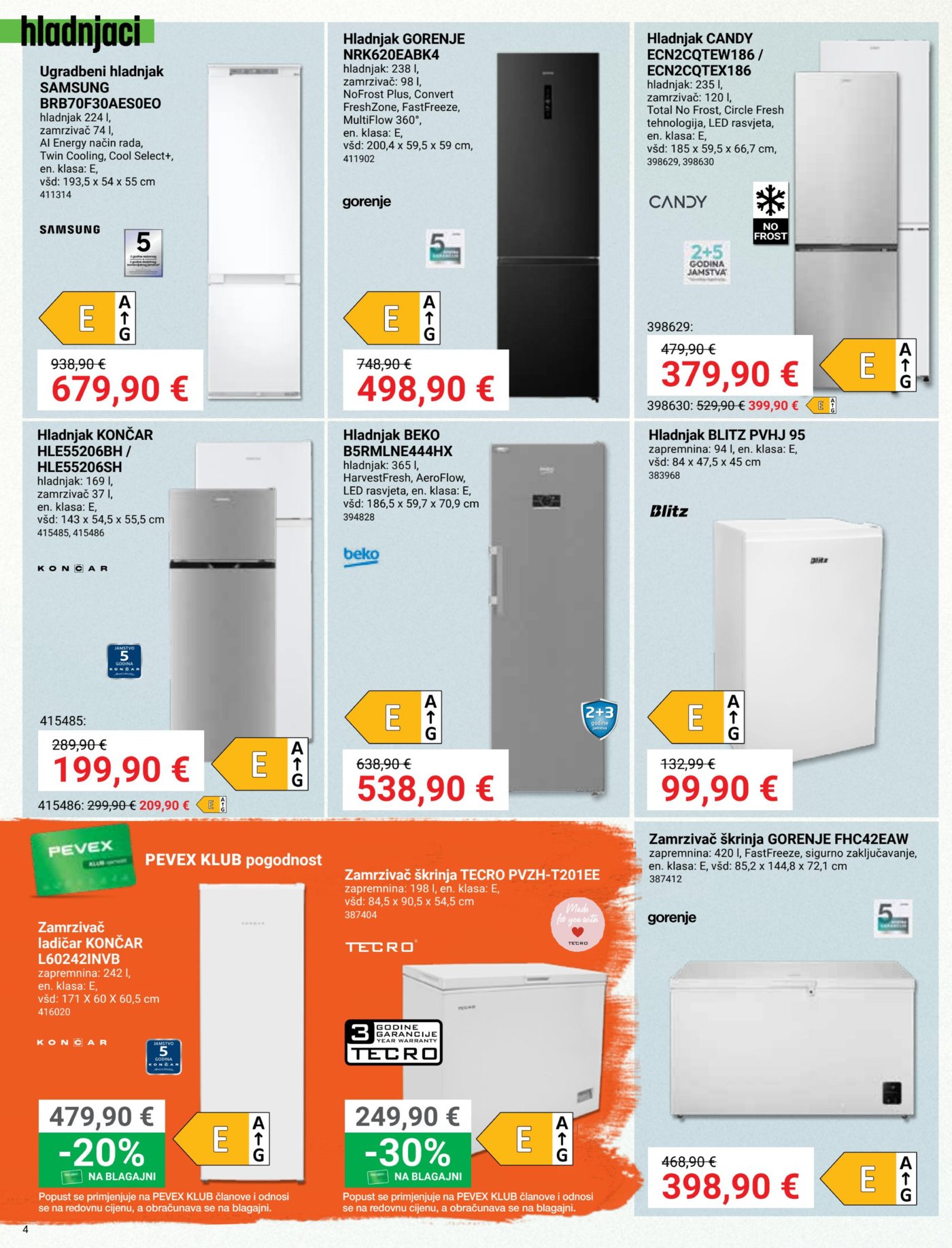 Pevex katalog Akcija 22.10. - 17.11.2026.