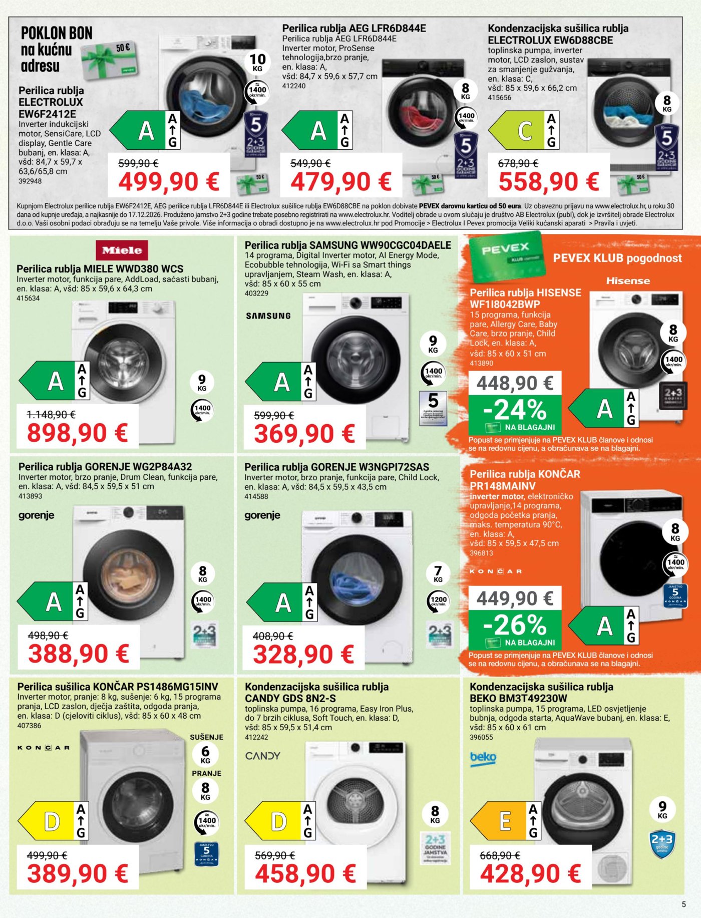 Pevex katalog Akcija 22.10. - 17.11.2026.