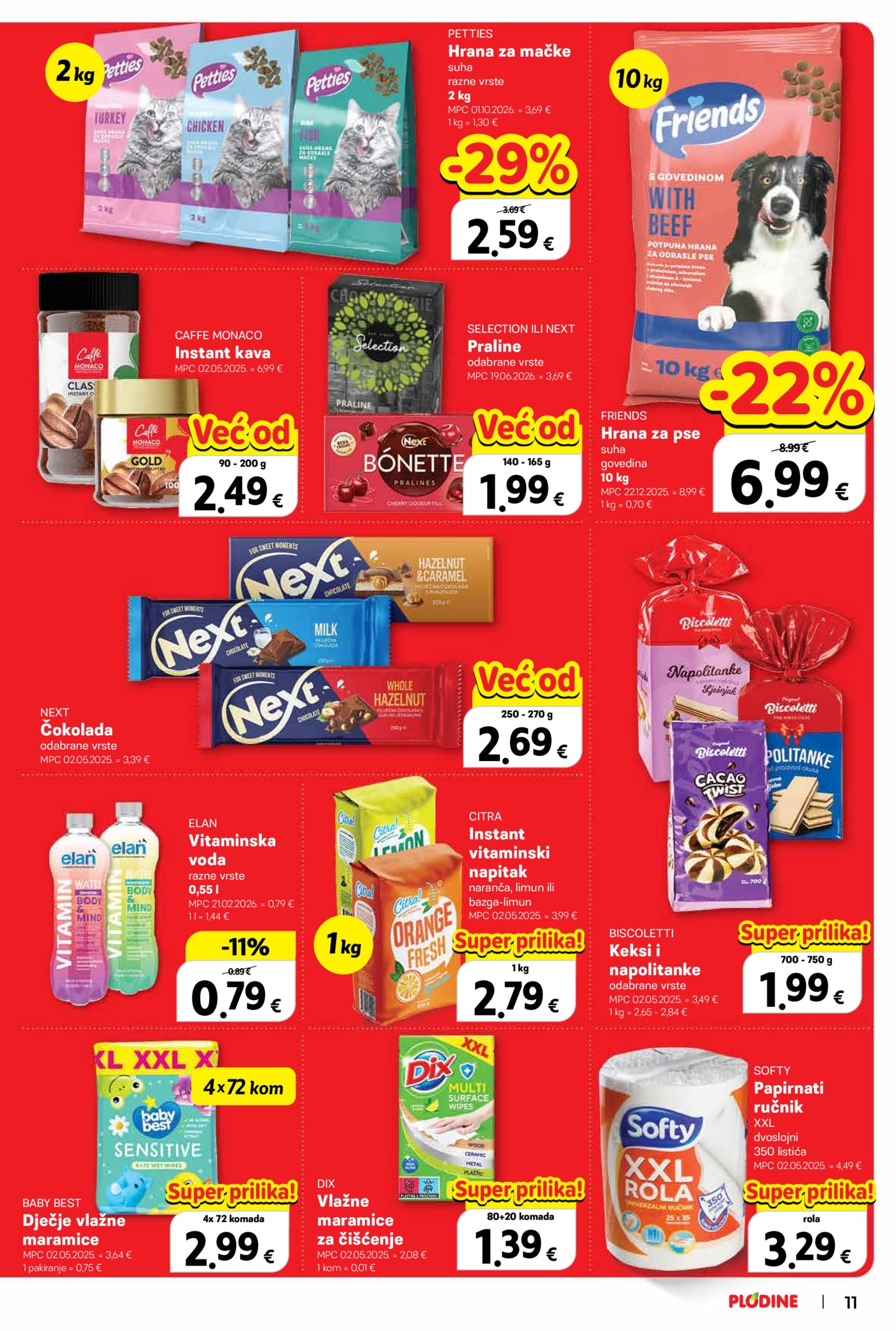 Plodine katalog Akcija 28.10. - 03.11.2026.