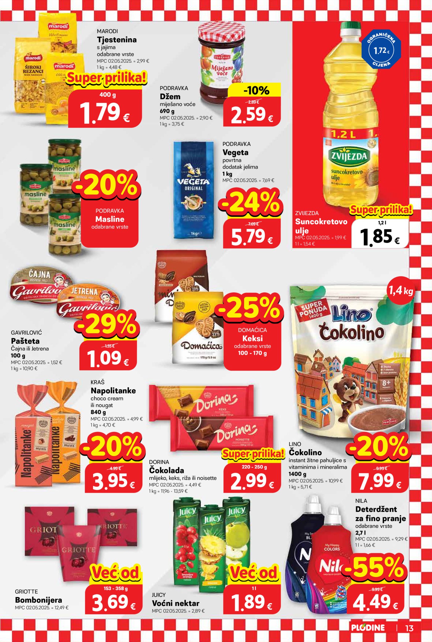 Plodine katalog Akcija 28.10. - 03.11.2026.