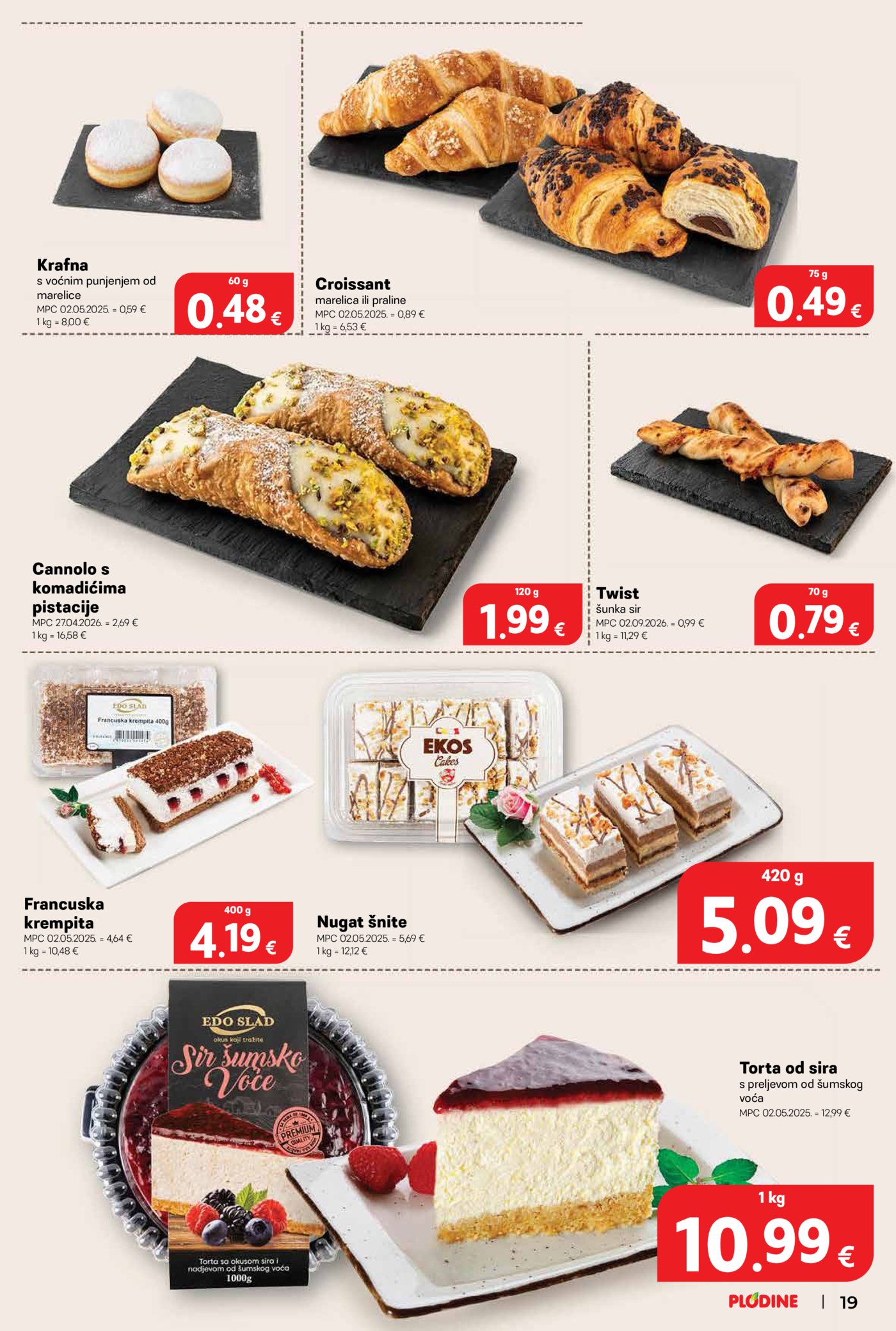 Plodine katalog Akcija 28.10. - 03.11.2026.
