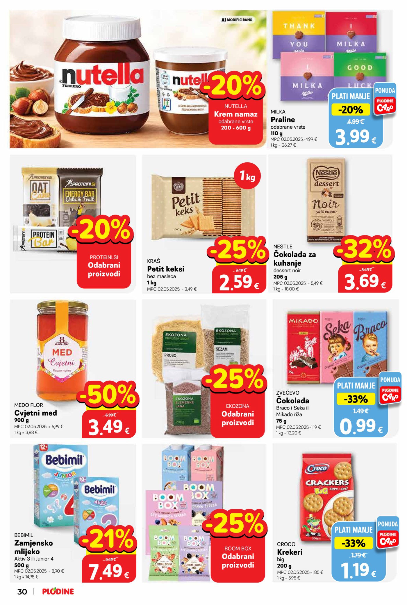 Plodine katalog Akcija 28.10. - 03.11.2026.