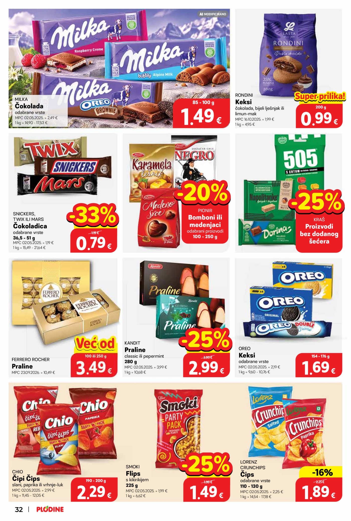 Plodine katalog Akcija 28.10. - 03.11.2026.