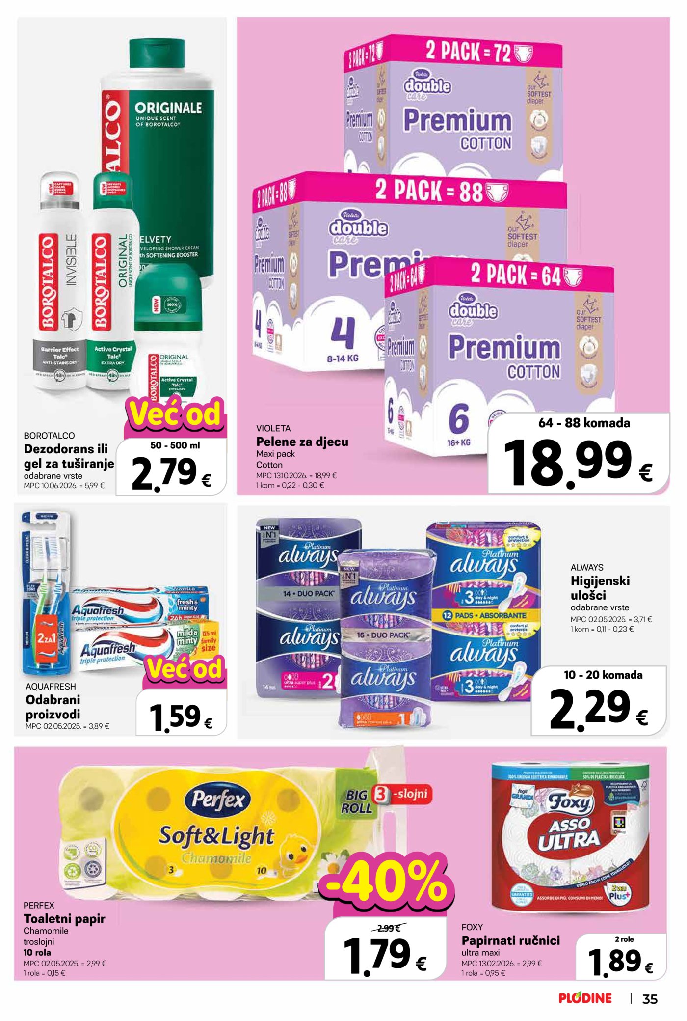 Plodine katalog Akcija 28.10. - 03.11.2026.