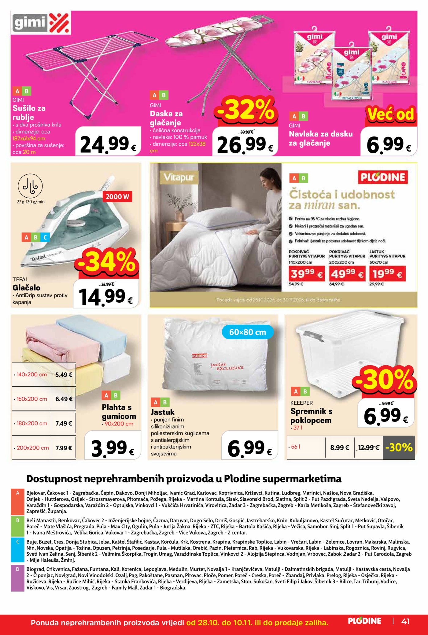 Plodine katalog Akcija 28.10. - 03.11.2026.