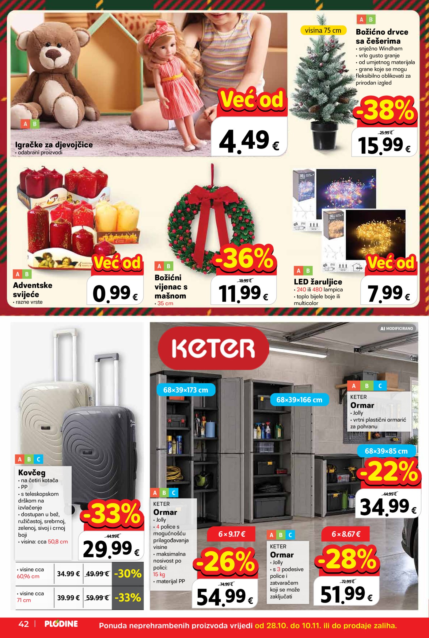 Plodine katalog Akcija 28.10. - 03.11.2026.