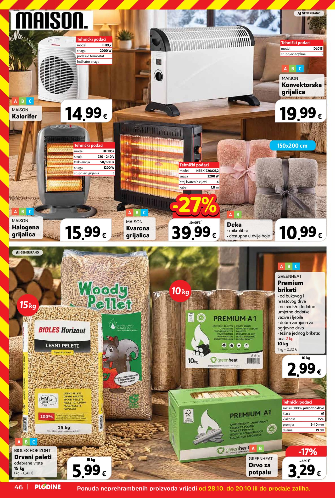 Plodine katalog Akcija 28.10. - 03.11.2026.
