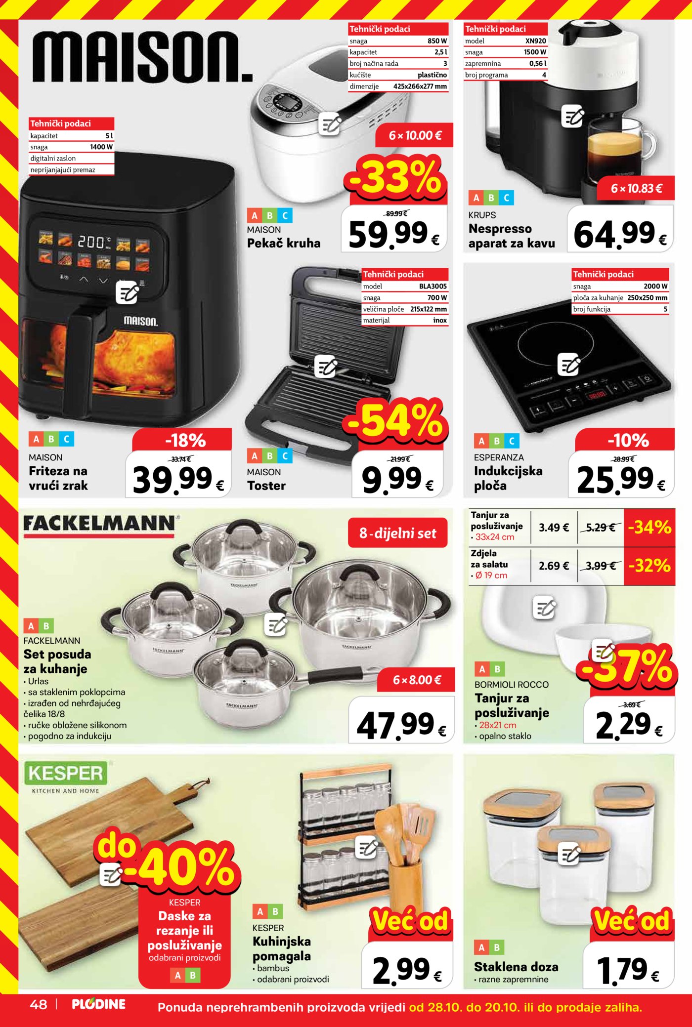 Plodine katalog Akcija 28.10. - 03.11.2026.