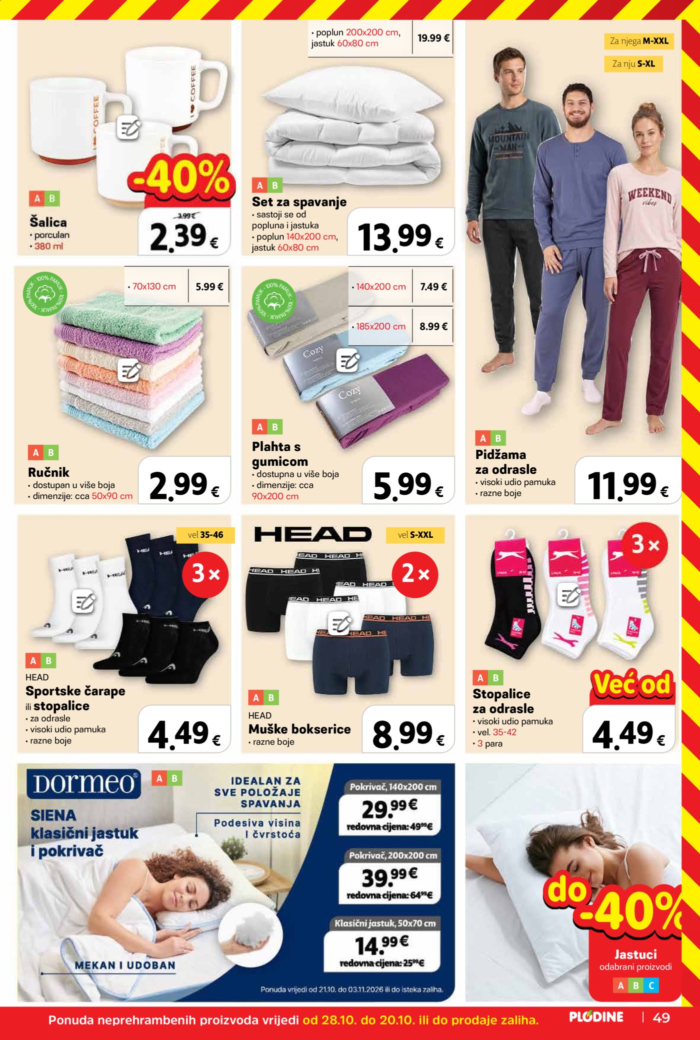 Plodine katalog Akcija 28.10. - 03.11.2026.