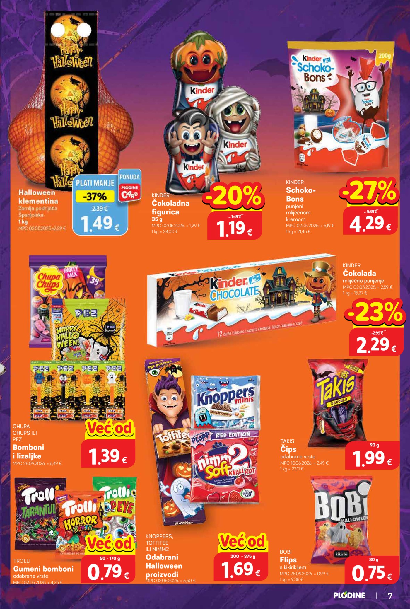 Plodine katalog Akcija 28.10. - 03.11.2026.