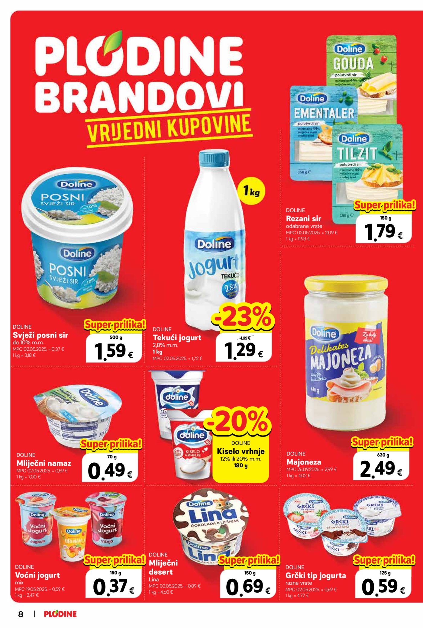 Plodine katalog Akcija 28.10. - 03.11.2026.